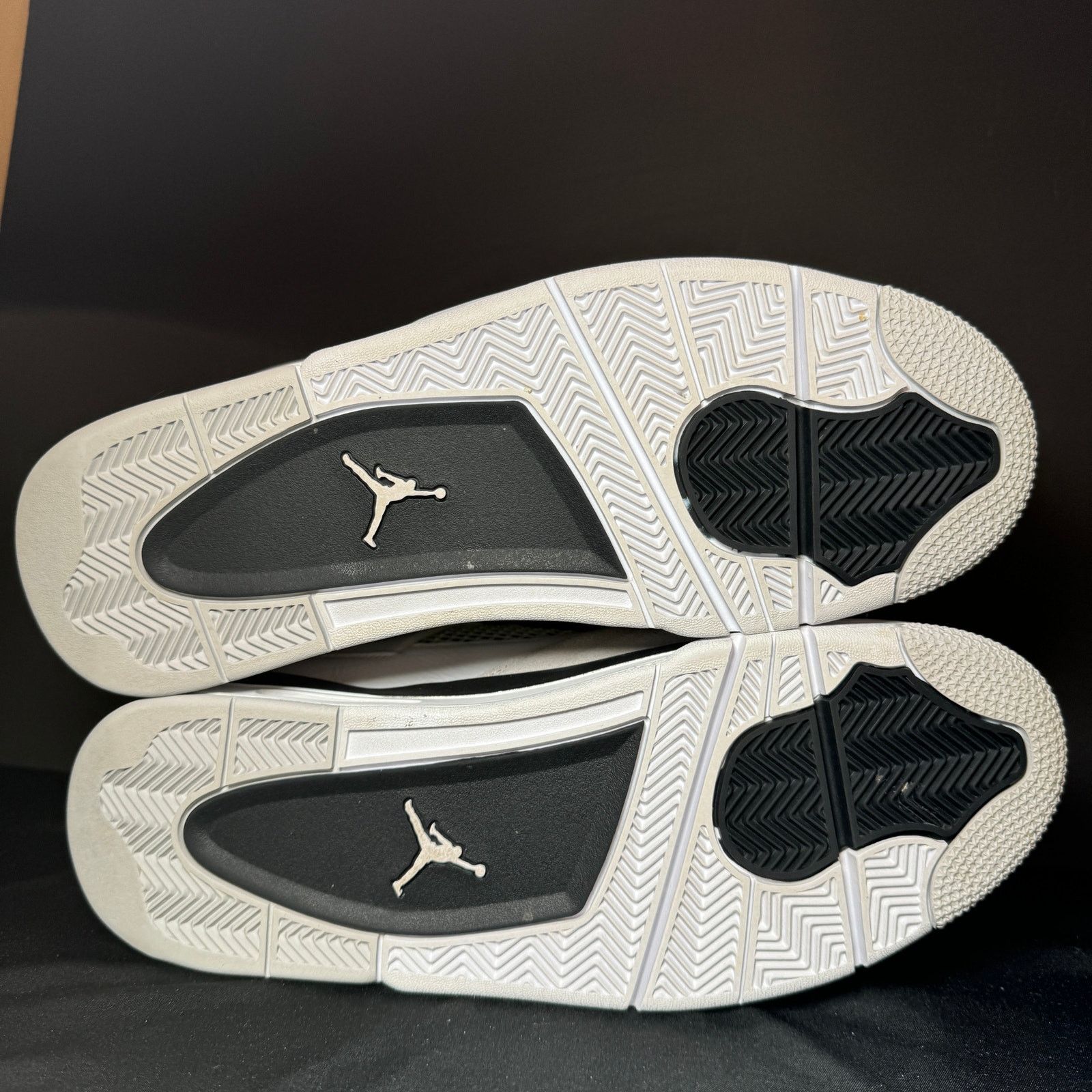 Jordan Brand × Nike Size 12 - Nike Air Jordan 4 Retro Military Black Men's Shoes Size US 12 / EU 45 - 7 Thumbnail