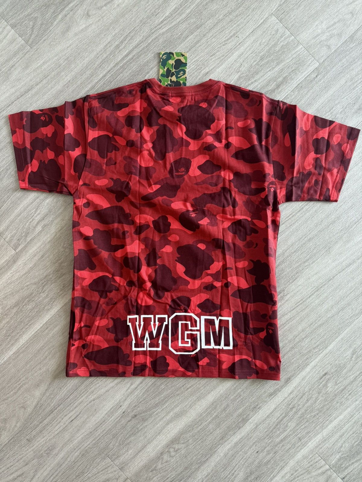 Bape Bape Red Camo Shark Tee Size US XL / EU 56 / 4 - 2 Thumbnail