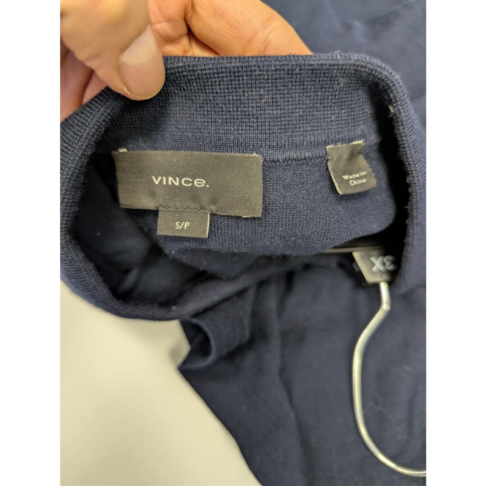 Vince o1rshd1 CC20 Long Sleeve Polo Shirt in Navy Blue Size US S / EU 44-46 / 1 - 19 Thumbnail