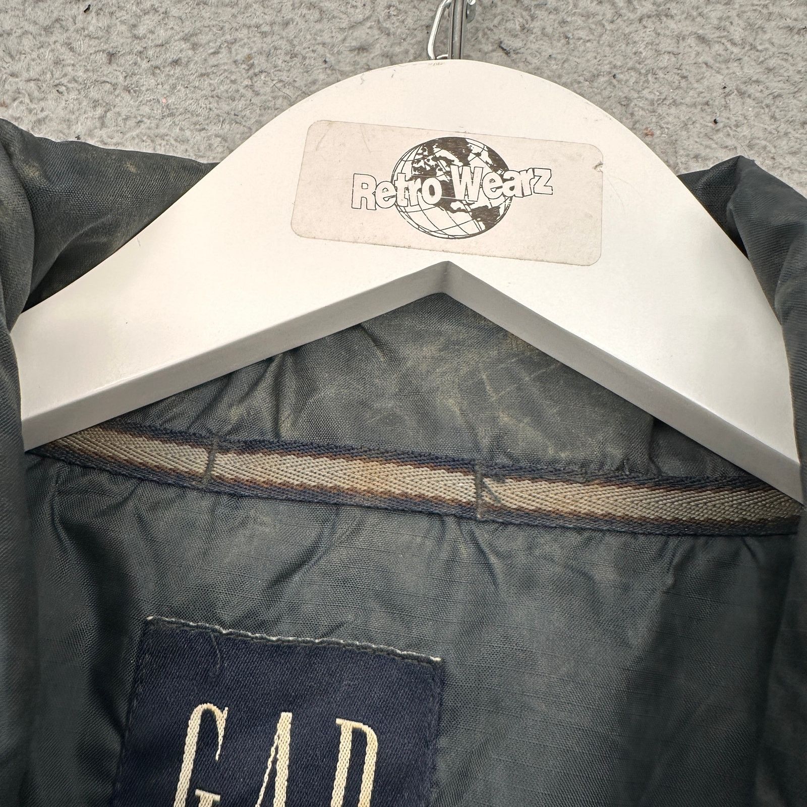 Gap VTG GAP Nylon Hooded Windbreaker Jacket Mens Large Ripstop Size US L / EU 52-54 / 3 - 9 Thumbnail
