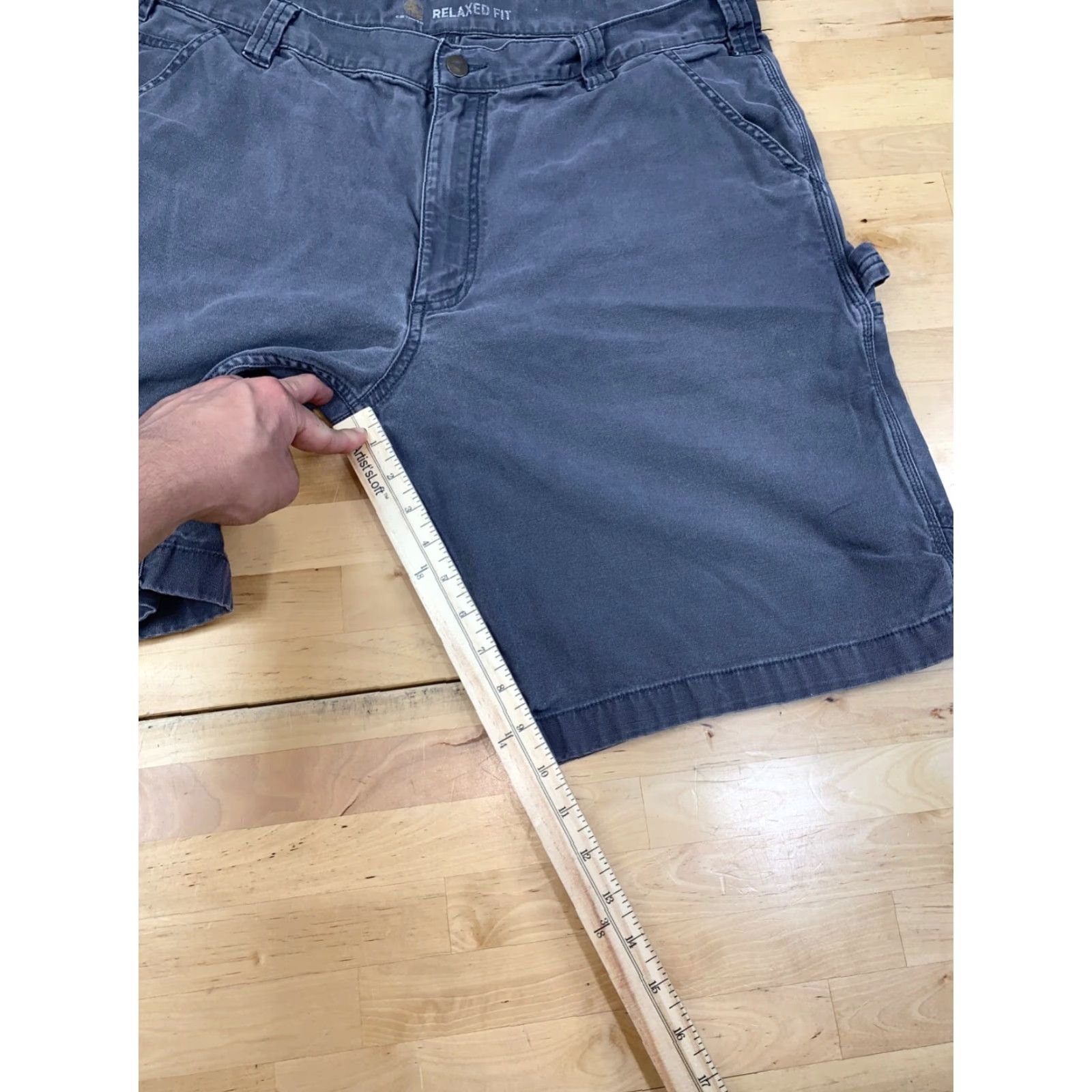 Carhartt VINTAGE Carhartt Rugged Flex Relax Fit Canvas Utility Shorts Mens 40 Gray 10782 Size US 40 / EU 56 - 6 Thumbnail