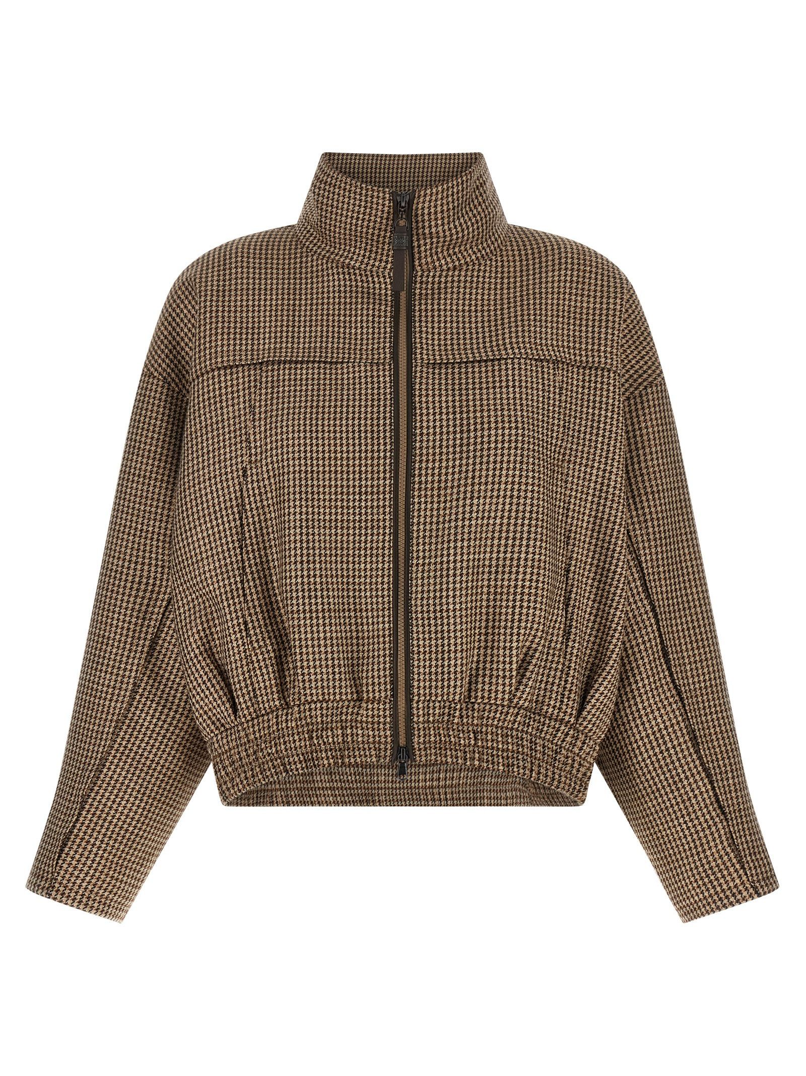 Brunello Cucinelli 'Shiny Zipper Pull' jacket Size M / US 6-8 / IT 42-44 - 1 Thumbnail