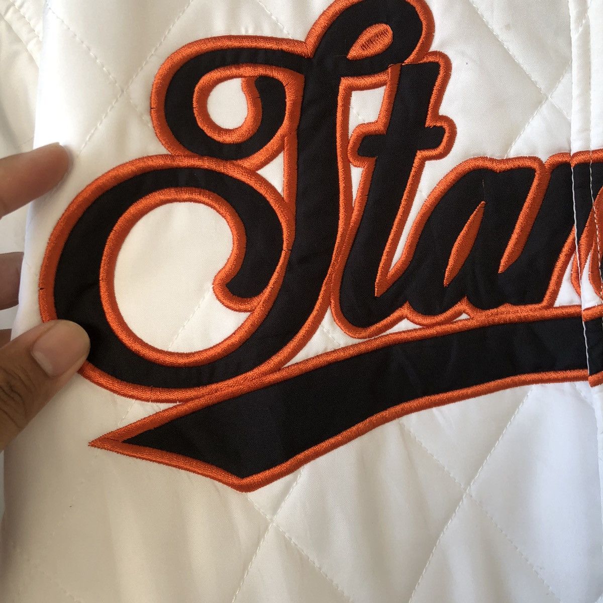 In The Attic Rare🔥 In The Attic "Standard" Logo Quilt Varsity Jacket Size US M / EU 48-50 / 2 - 6 Thumbnail