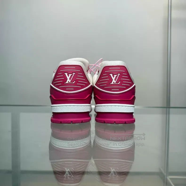 Louis Vuitton Louis Vuitton TRAINER rose red shoes Size US 7.5 / EU 40-41 - 3 Thumbnail