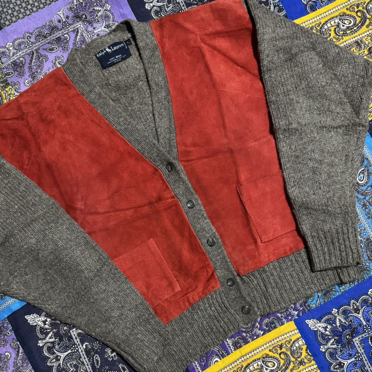 Polo Ralph Lauren × Vintage Polo Ralph Lauren Vintage Cardigan Size US L / EU 52-54 / 3 - 2 Thumbnail
