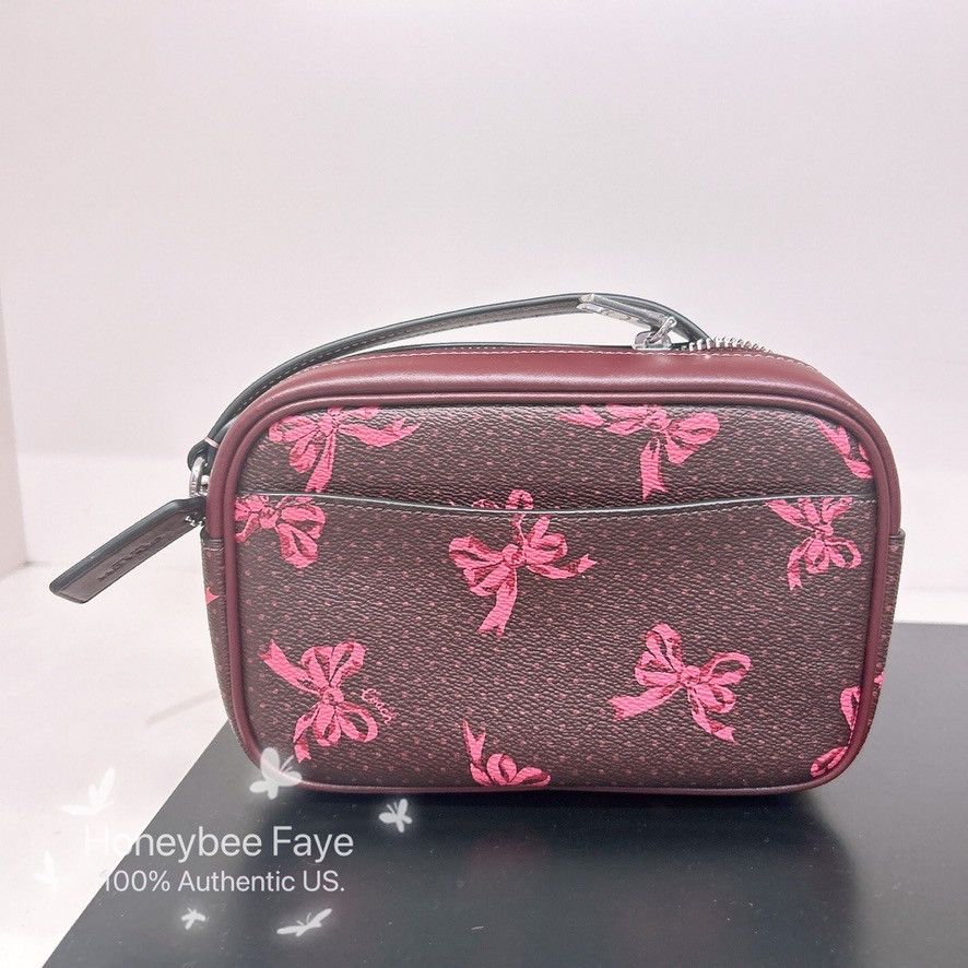 Coach Mini Jamie Camera Bag With Bow Print CAA97 Size ONE SIZE - 2 Thumbnail