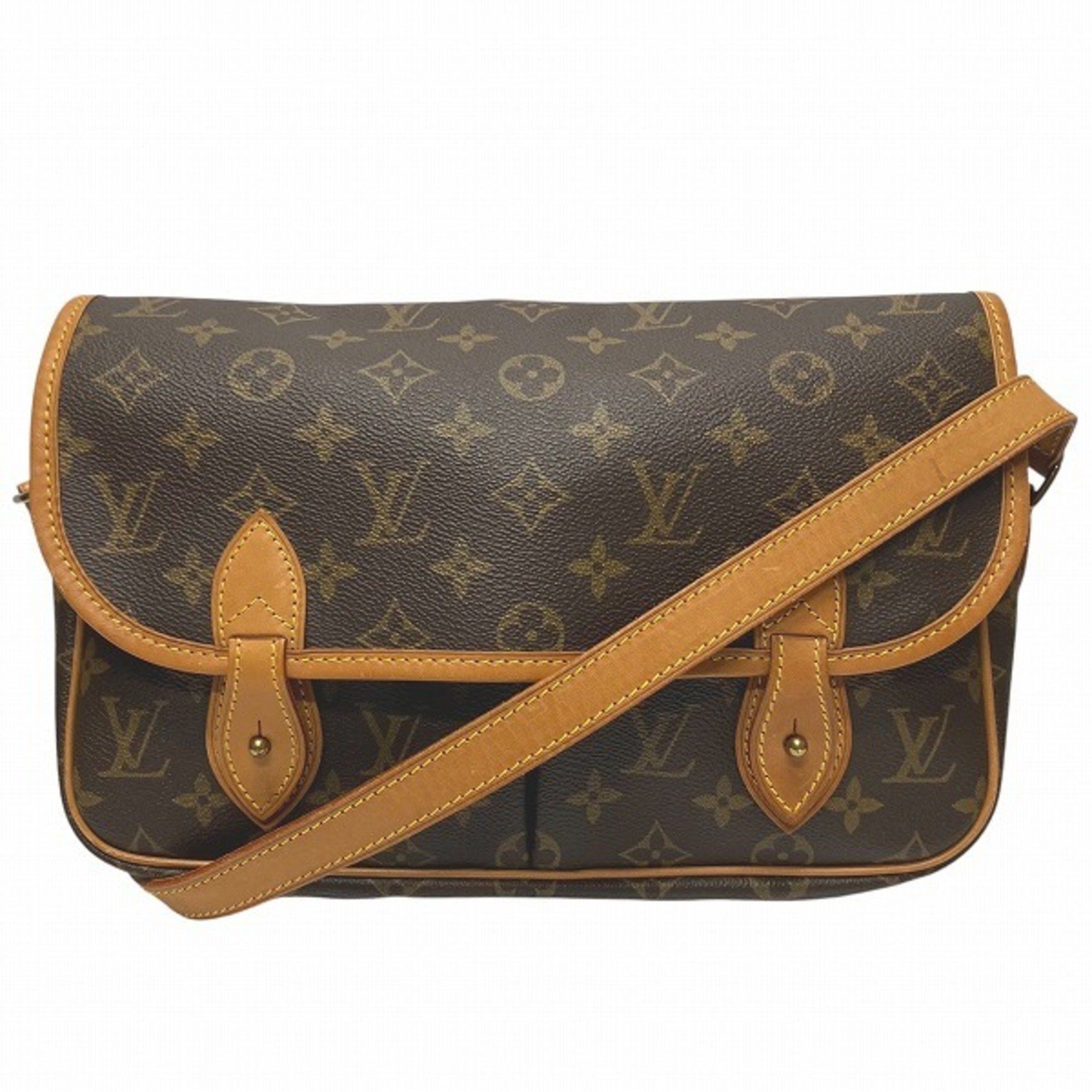 Louis Vuitton Monogram Gibessier Mm M42247 Bag Shoulder Men's Women's in Brown