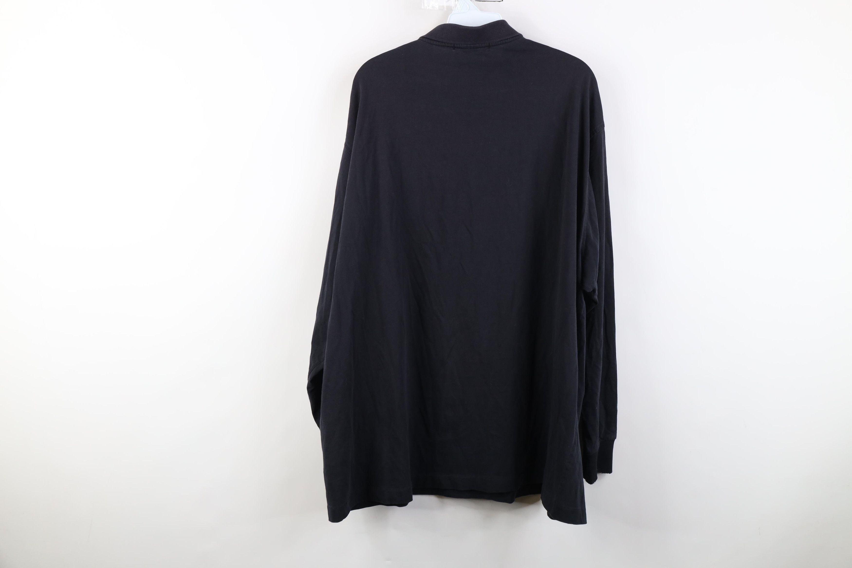 Vintage Vintage 90s Streetwear Baggy Lion Long Sleeve Polo Shirt Size US XL / EU 56 / 4 - 16 Thumbnail