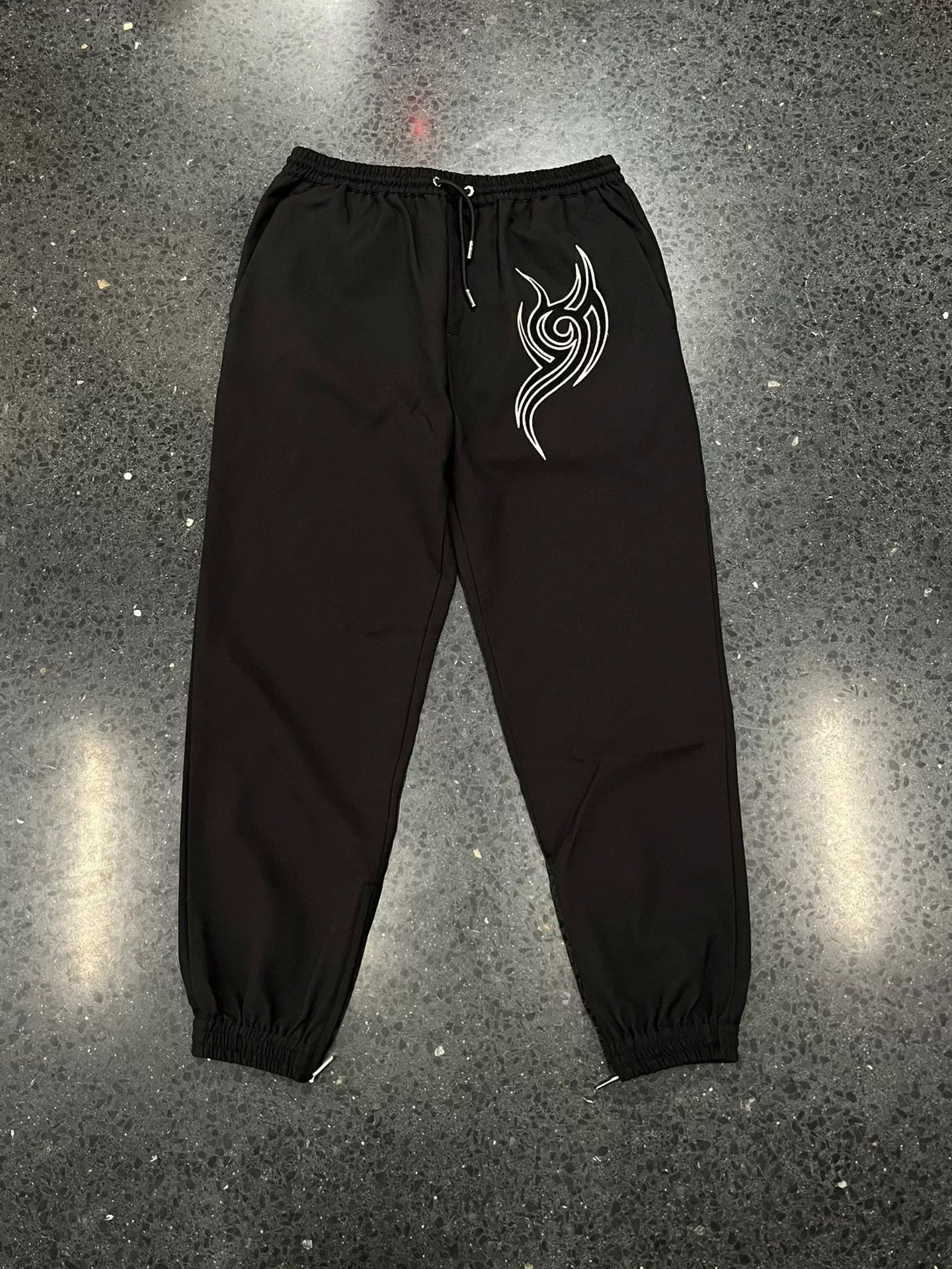 Dior × Hedi Slimane Dior Homme 07AW Runway Black Drop Crotch Pants