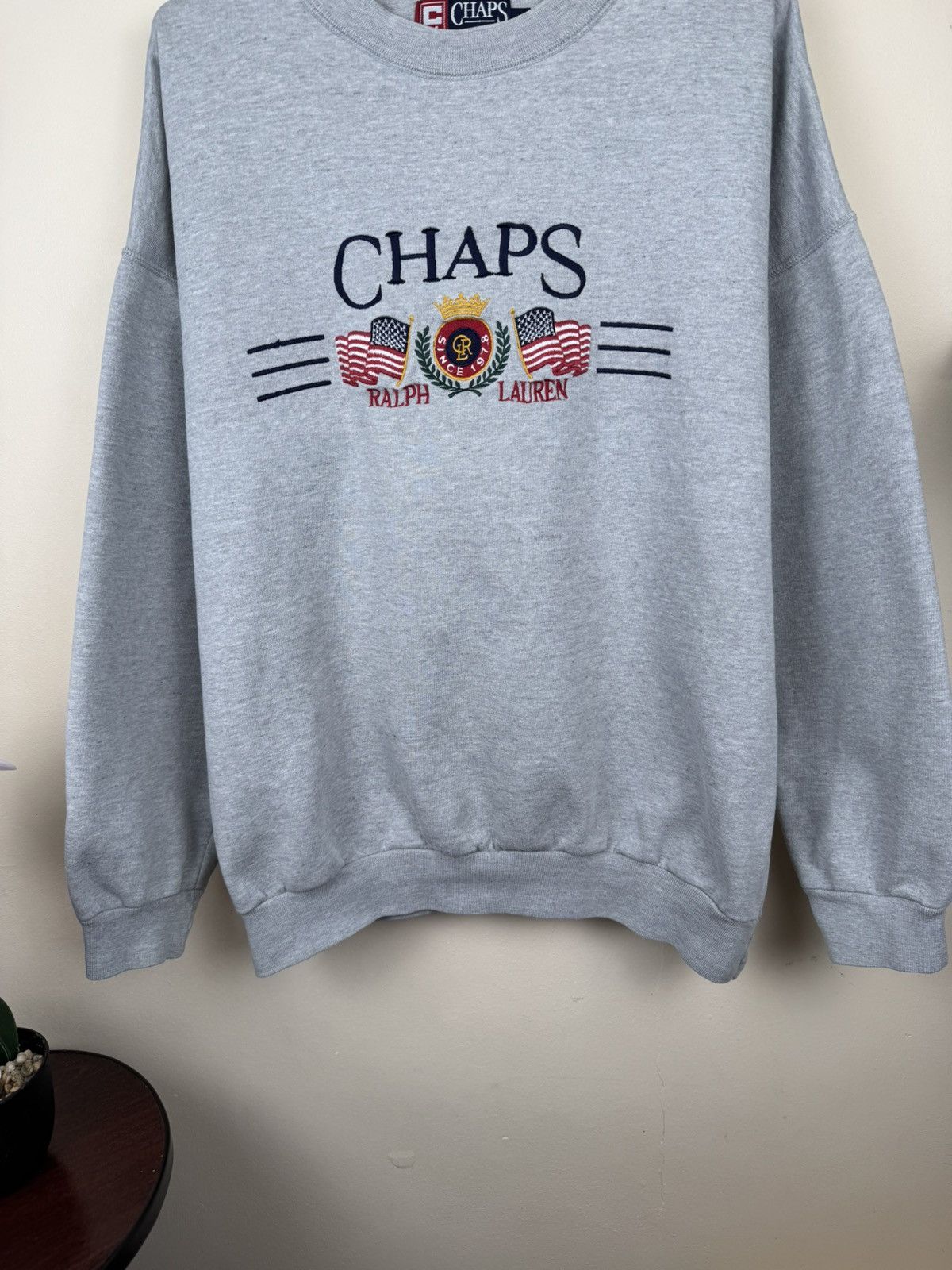 Chaps Ralph Lauren Vintage Chaps Ralph Lauren Sweatshirt Gray XL Streetwear Size US XL / EU 56 / 4 - 9 Thumbnail
