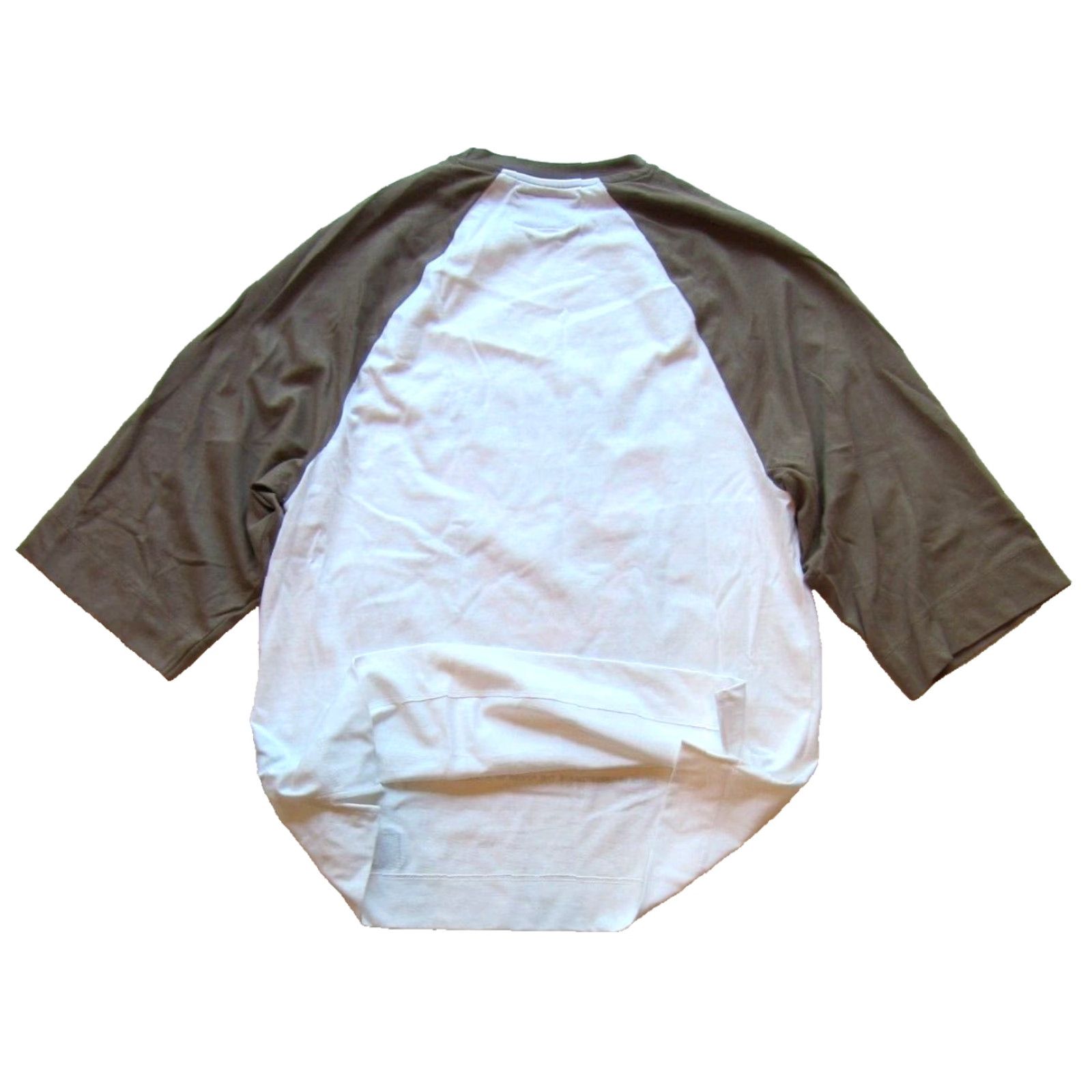 CHNGE CHNGE Women's T-Shirt NWT Oversize Baseball Shirt Don't Owe You! Brown 3/4 Sleeve Floral Cotton Crew Neck Regular S-M Womens Size S / US 4 / IT 40 - 5 Thumbnail