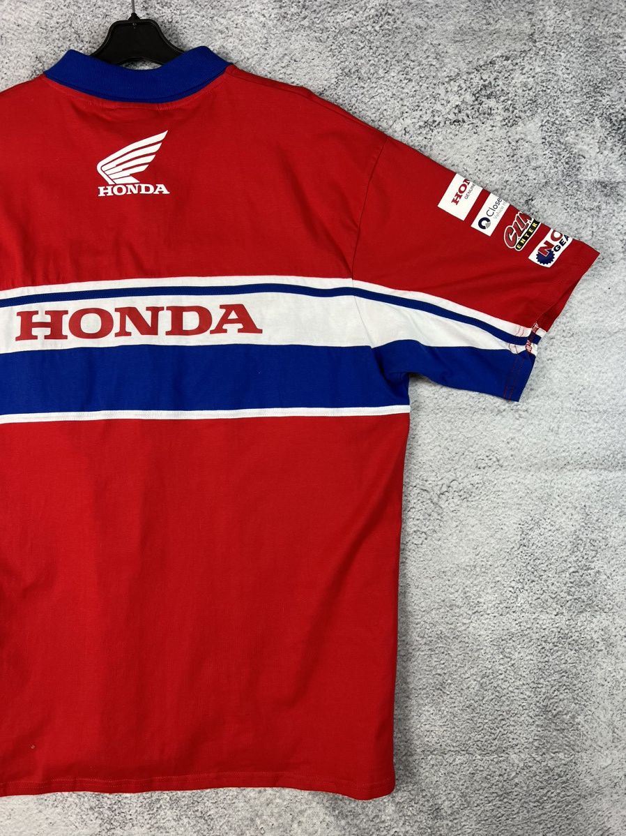 Honda Vintage Honda racing polo T-shirt Size US XXL / EU 58 / 5 - 8 Thumbnail