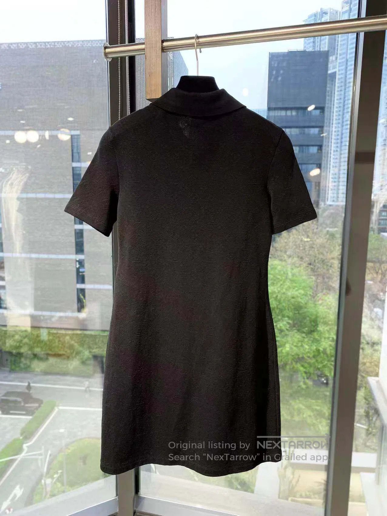 Louis Vuitton Louis Vuitton Presbydo-patterned polo neck short-sleeved d Size S / US 4 / IT 40 - 3 Thumbnail
