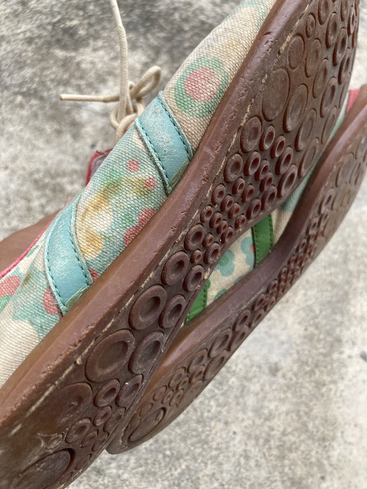 Camper × Vintage Vintage Camper Outdoor Floral Shoes Size US 7 / IT 37 - 10 Thumbnail