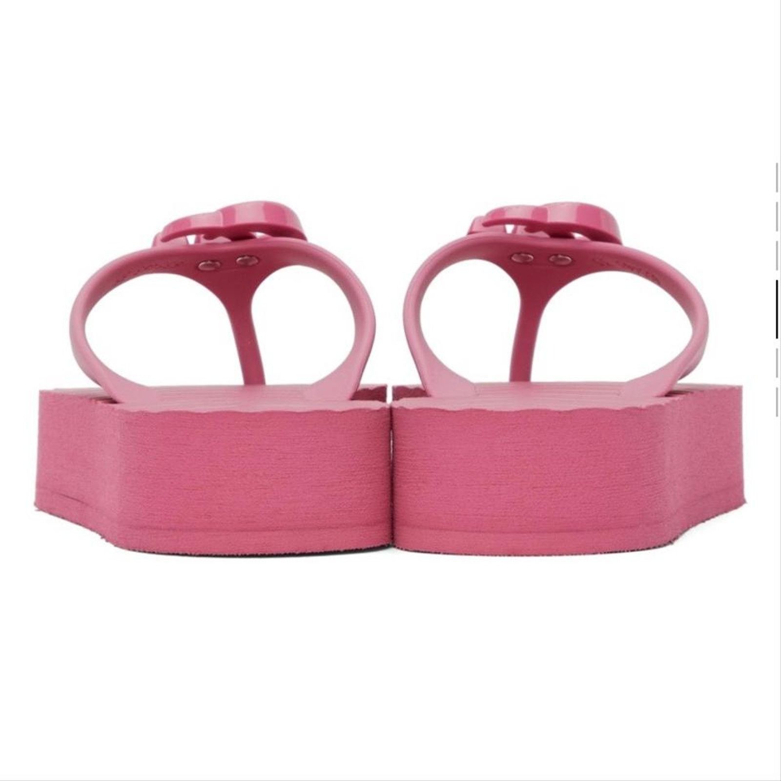 Gucci GUCCI Marmont GG Pascar logo rubber flip flops sandals 38 Size US 8 / IT 38 - 5 Thumbnail