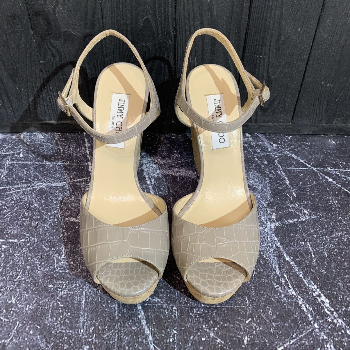 Jimmy Choo Jimmy Choo Wedge Heel Sandals Size 39 Size US 9 / IT 39 - 5 Thumbnail