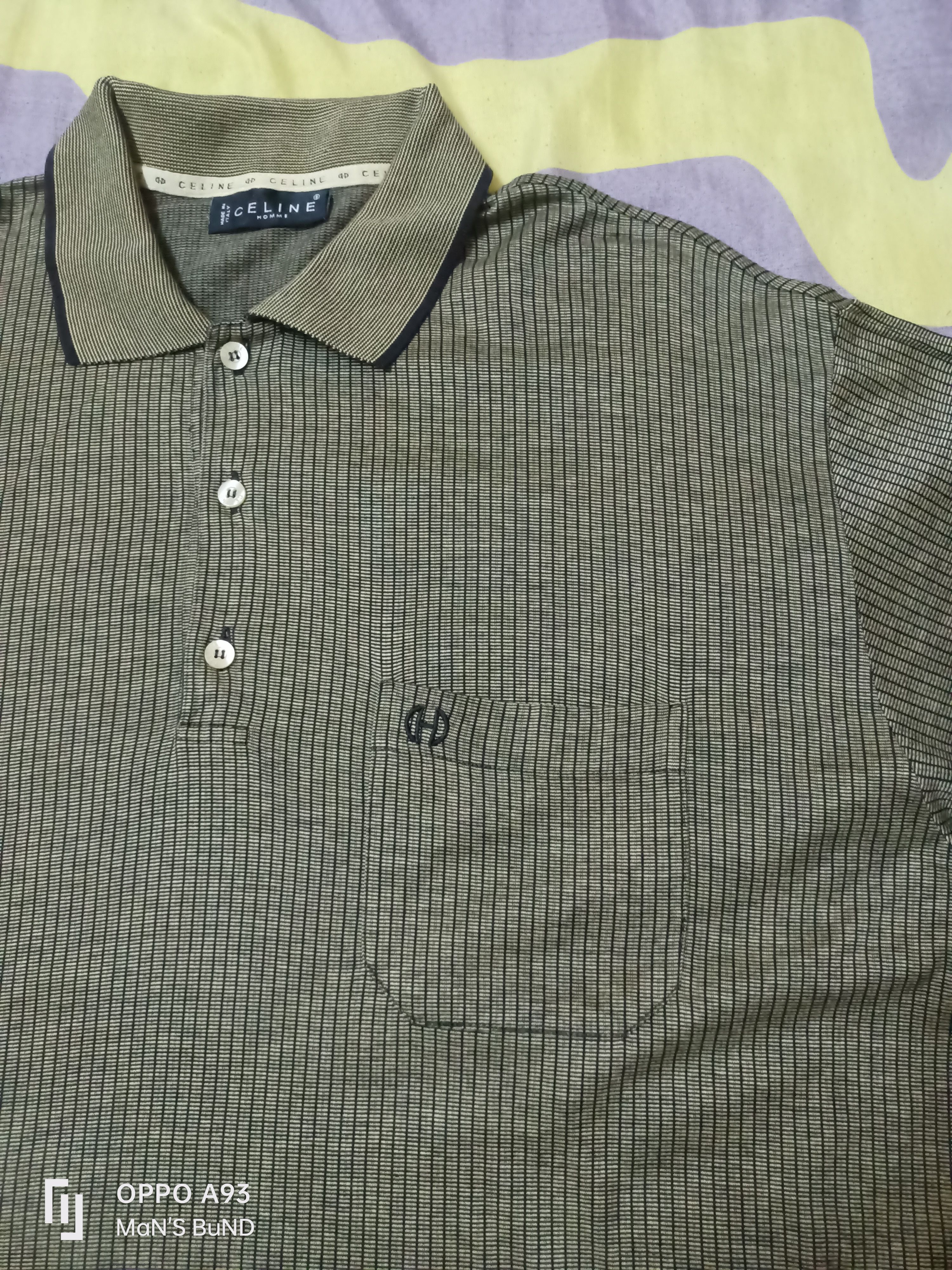Celine × Vintage Vintage CELINE Shirts Size US L / EU 52-54 / 3 - 3 Thumbnail