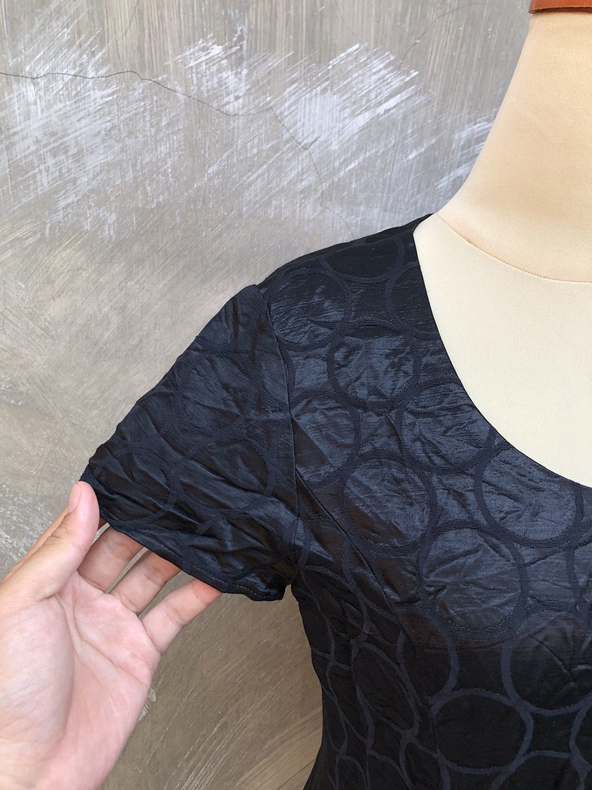 Courreges Courreges Midi Black Dress Size XS / US 0-2 / IT 36-38 - 4 Thumbnail