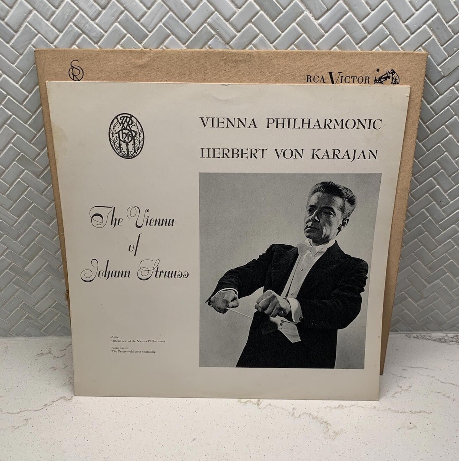 Designer Karajan The Vienna Of Johann Strauss Mono LP RCA Victor LD Size ONE SIZE - 4 Thumbnail