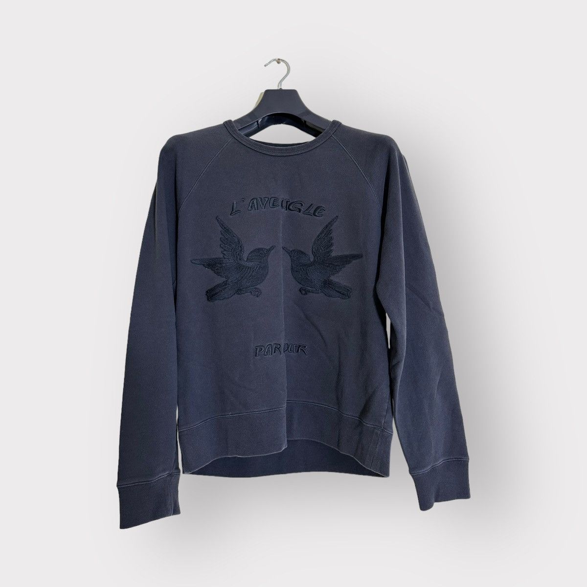 GUCCI L'AVEUGLE PAR AMOUR スウェットシャツ Gucci Embroidered tiger patch sweatshirt - Men | 408242X5E801577
