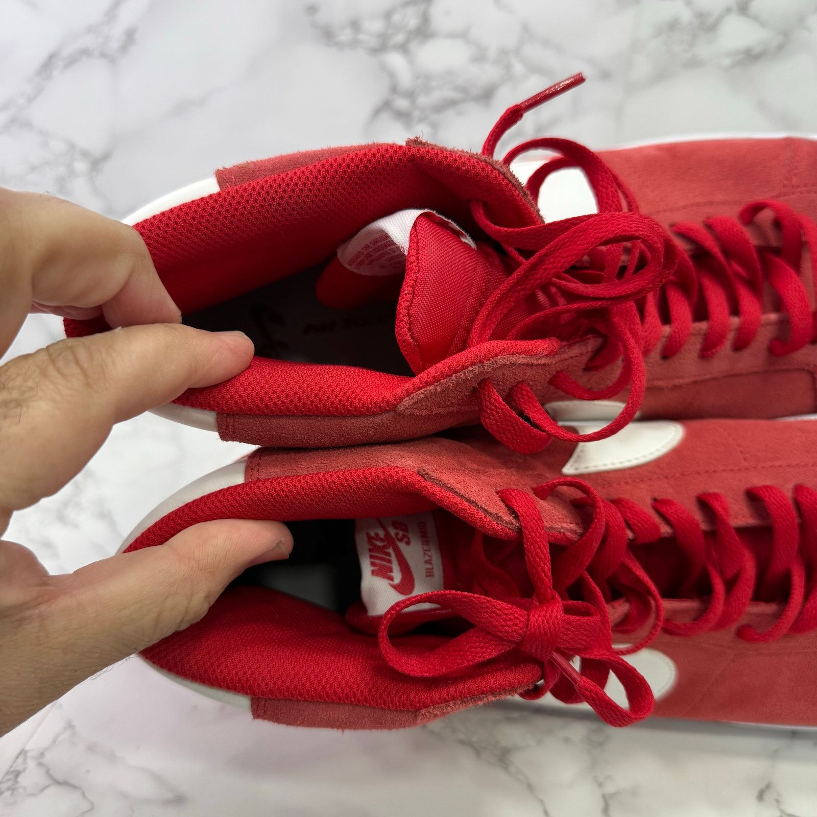 Nike Nike Men's Sneakers 14 Zoom Blazer University Red NWOT M127 Size US 14 / EU 47 - 6 Thumbnail