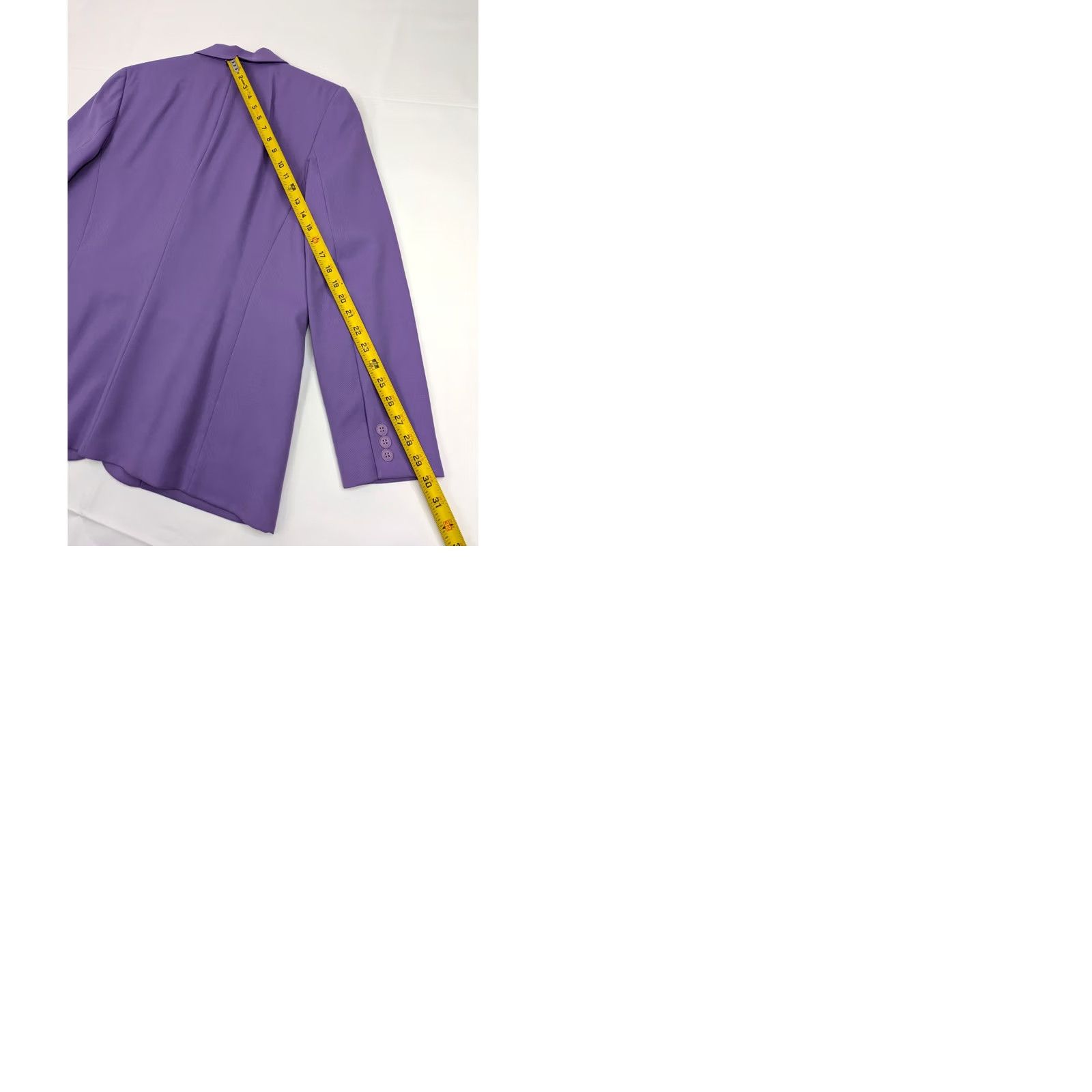Pendleton VINTAGE Pendleton Blazer Coat Women 14 Wool Purple 42 Chest Notch Lined Wool 100% Satin Lined Business Regular Vintage Womens Blazer Size XL / US 12-14 / IT 48-50 - 9 Thumbnail