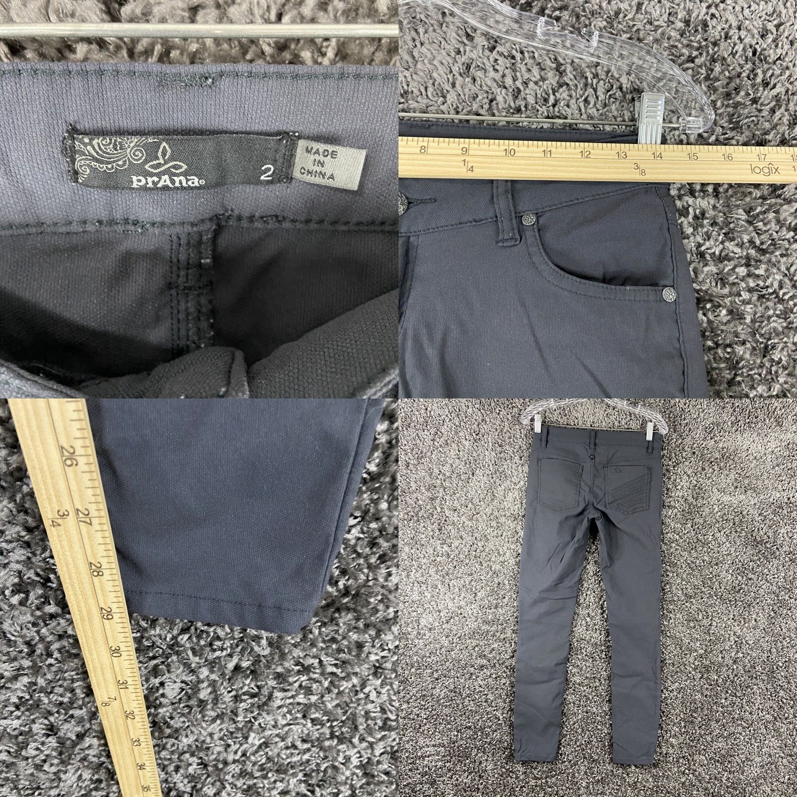 Prana prAna Gray Ankle Pants Women's Regular Size 2 Size 26" / US 2 / IT 38 - 8 Thumbnail