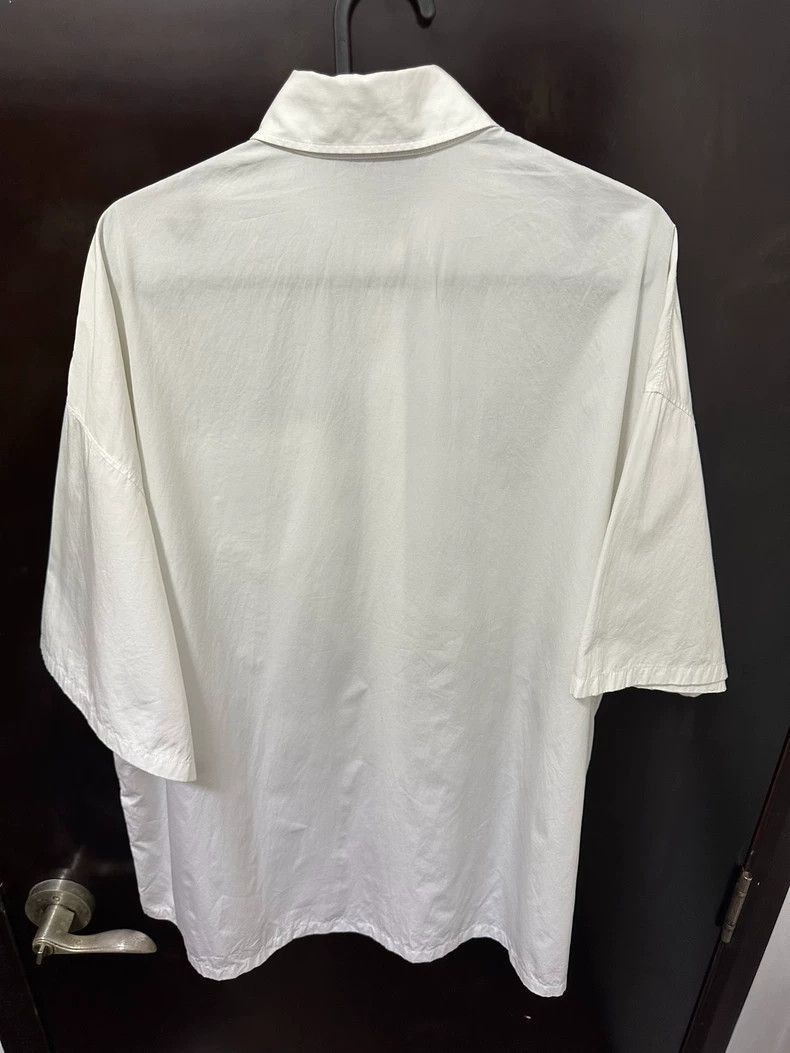 Raf Simons Raf Simons White Short Sleeve Bowling Shirt-2506 Size US M / EU 48-50 / 2 - 9 Thumbnail
