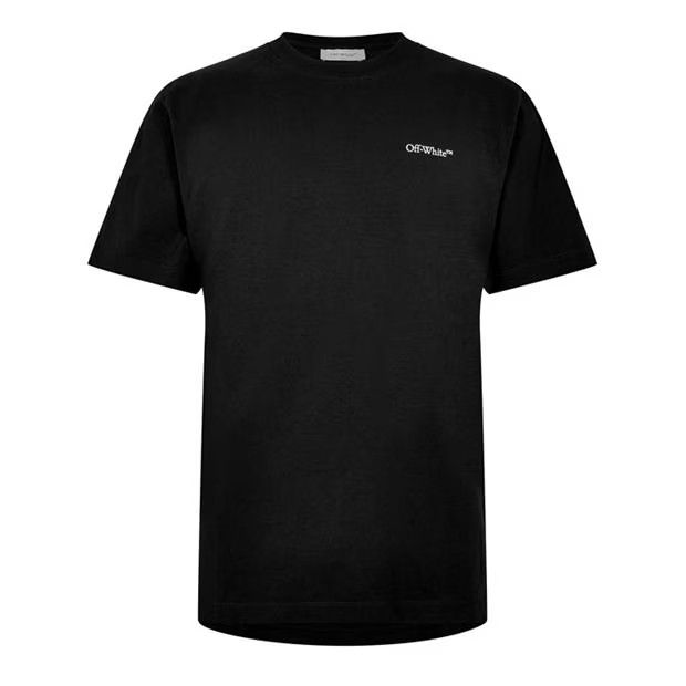 image of Off White O1G2R1Mq0424 T- Shirts In Black, Men's (Size Small)