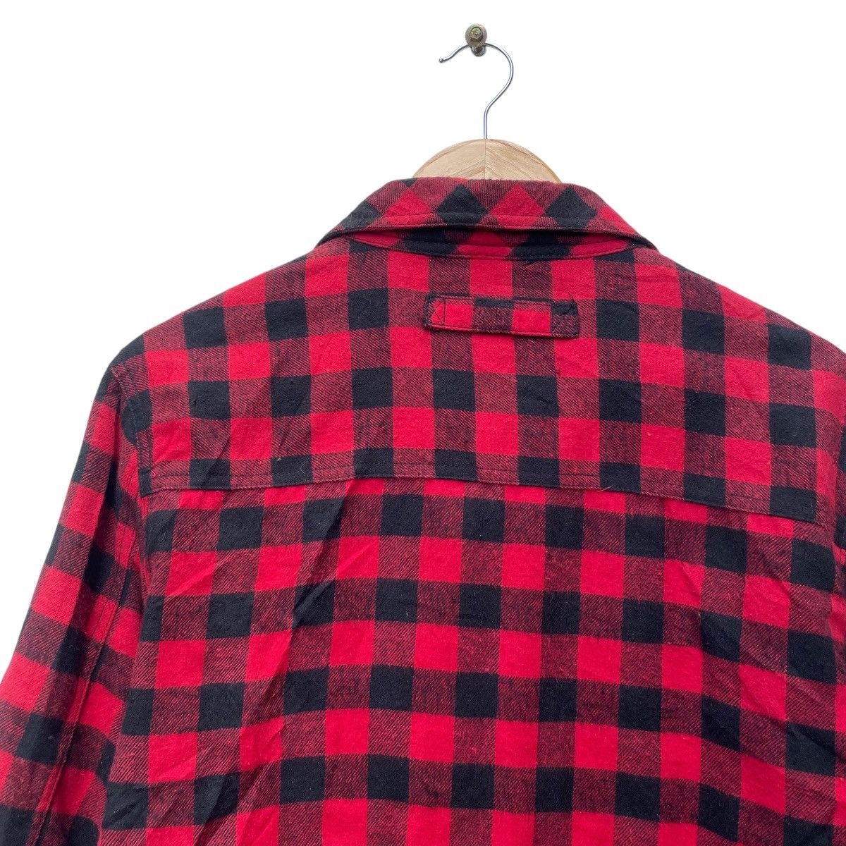 Flannel × Global Work × Japanese Brand Japanese Brand Global Checked Shadow Plaid Flannel Jacket Size US L / EU 52-54 / 3 - 8 Thumbnail