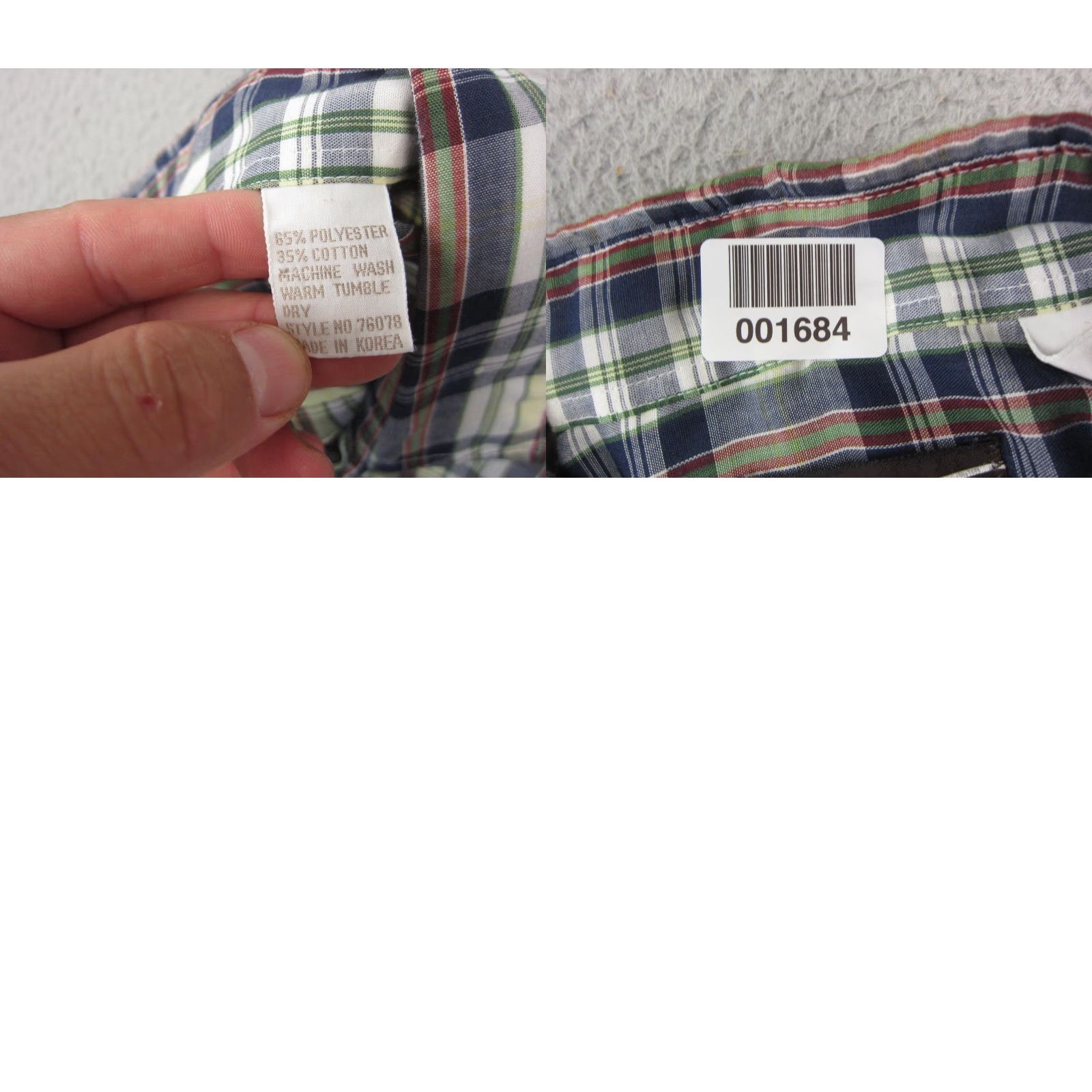 Sears Sears Shirt XL Mens Blue Plaid Vintage Button-Up 60s 70s Classic Casual Short Sleeve Vintage Sears Shirt XL Mens Blue Plaid 60s 70s Size US XL / EU 56 / 4 - 9 Thumbnail