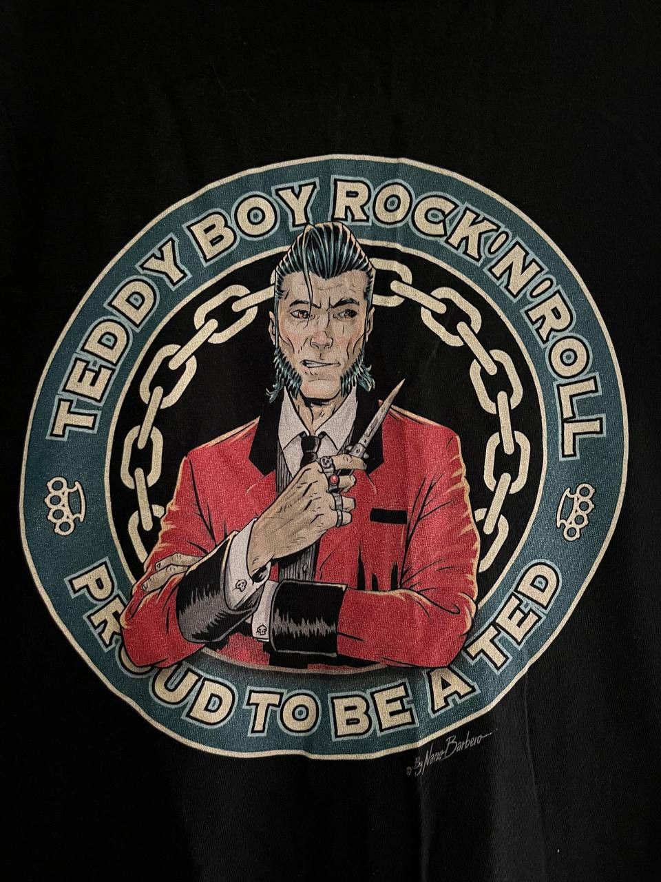 Gildan Teddy boy rock n roll Size US M / EU 48-50 / 2 - 3 Thumbnail