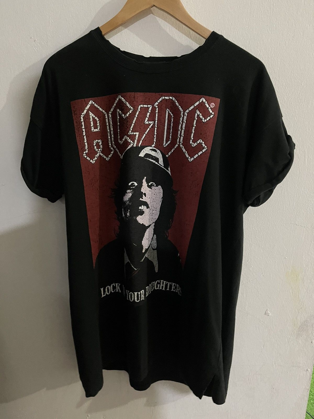 RARE STYLE AC/DC LOCK UP YOUR DAUGHTER #SKU-A420