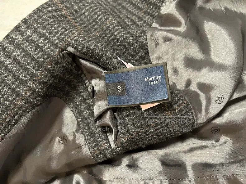 Martine Rose Martine Rose size s Dark Plaid Bottle Cap Badge Wool Blaze Size 36S - 8 Thumbnail