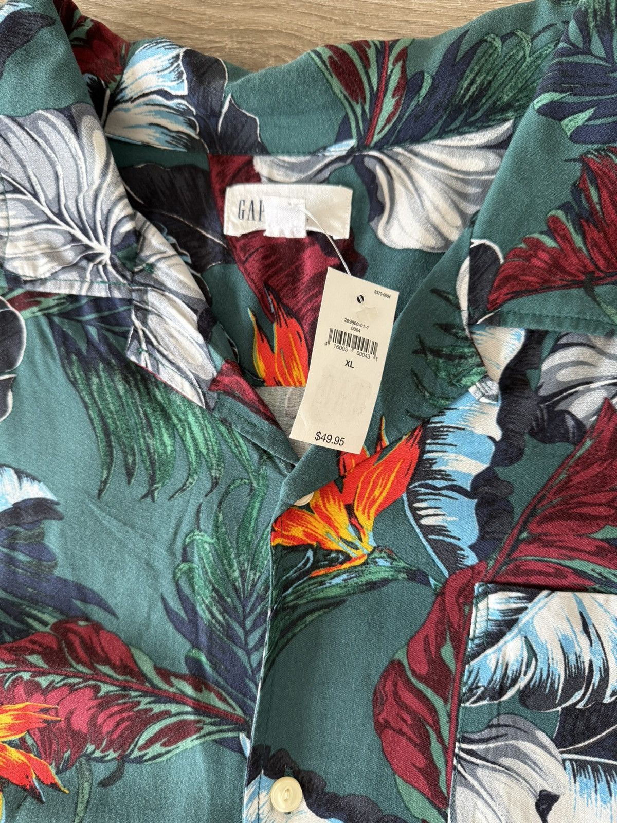 Gap Brand new Gap Hawaiian button up shirt Size US L / EU 52-54 / 3 - 2 Thumbnail