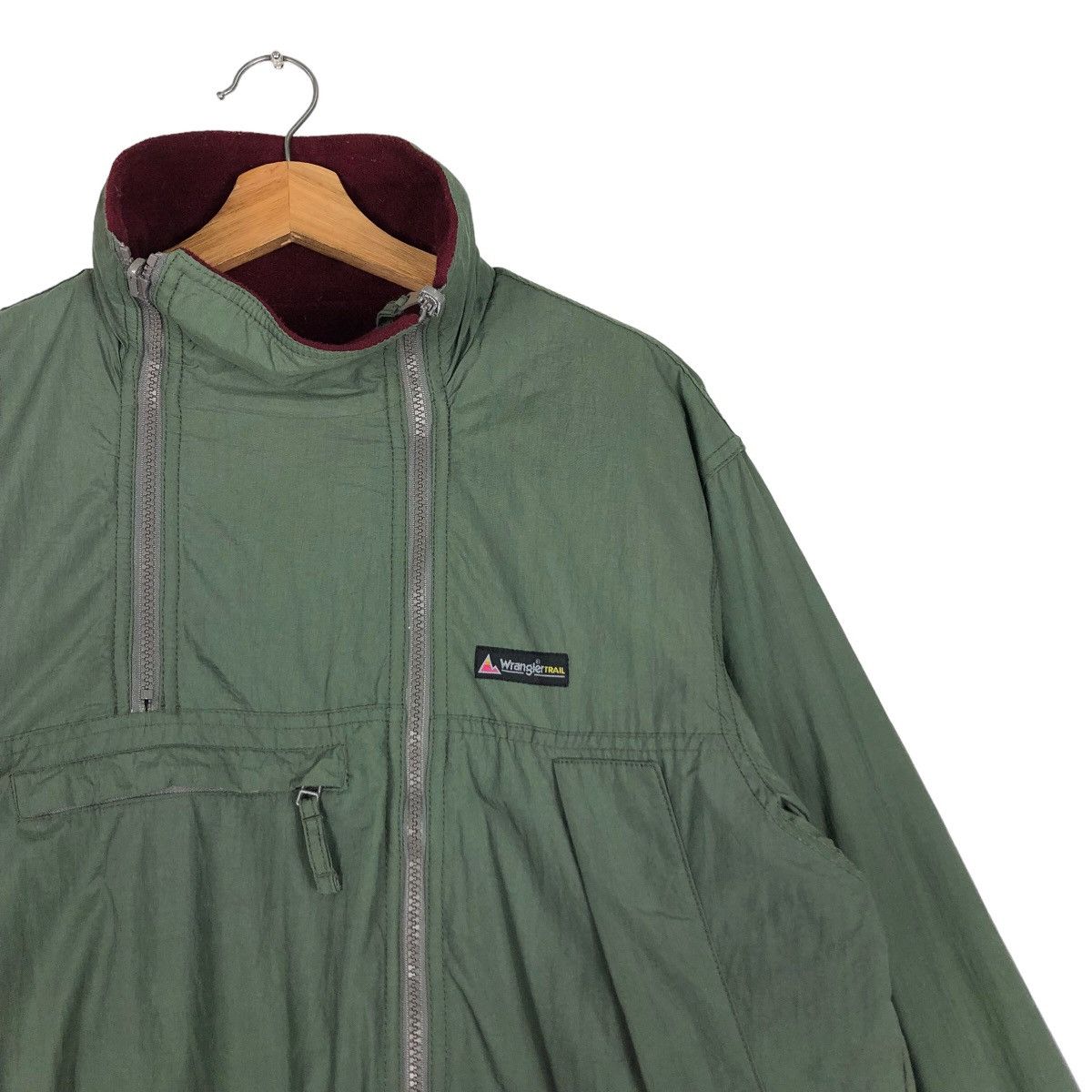 Japanese Brand 🔥Vintage Reversible Bomber Jacket Wrangler Trail Size US M / EU 48-50 / 2 - 17 Thumbnail