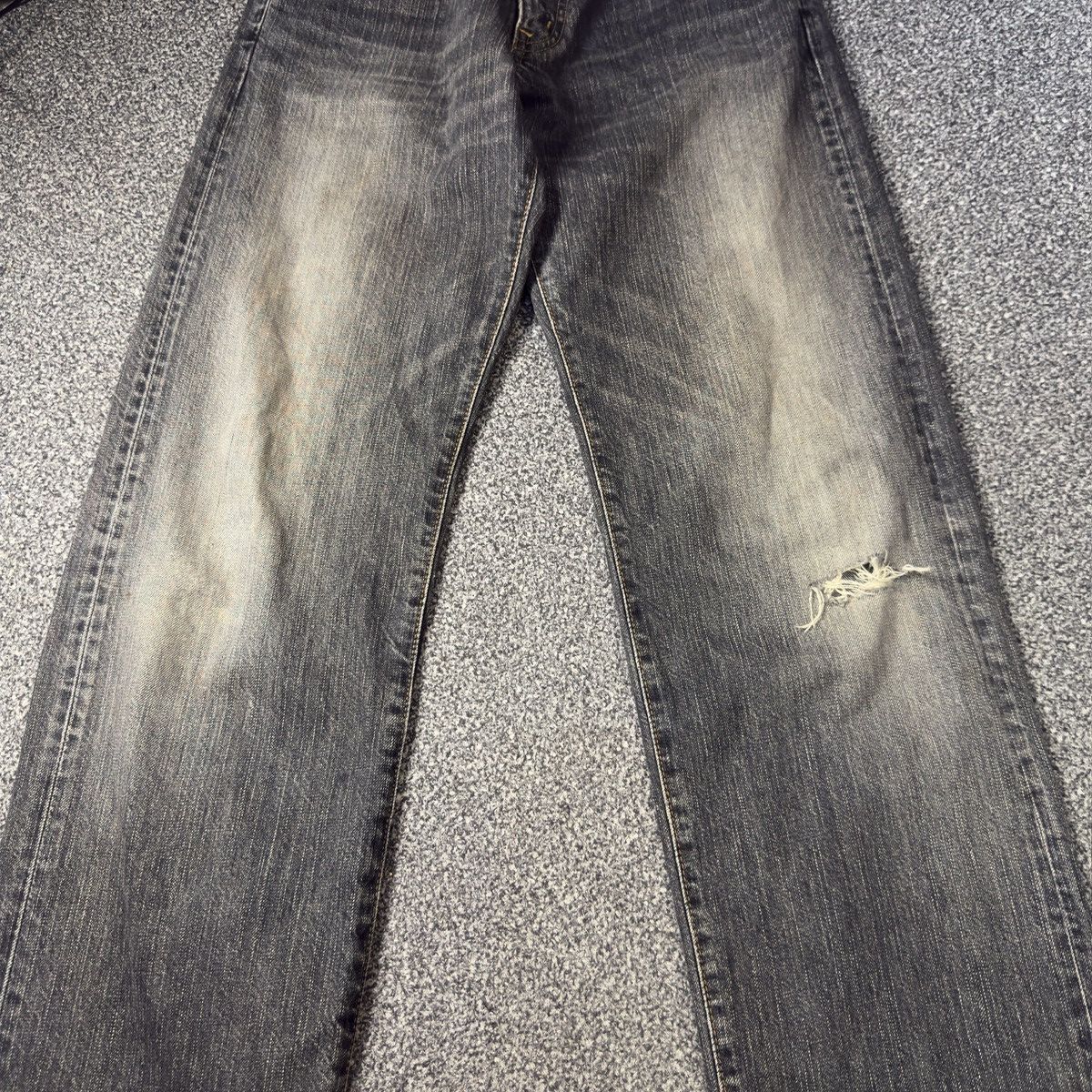 Denim & Co. 🔥🇯🇵 Vintage 90s Edwin 503z Rebel Loose Distressed Size US 28 / EU 44 - 6 Thumbnail