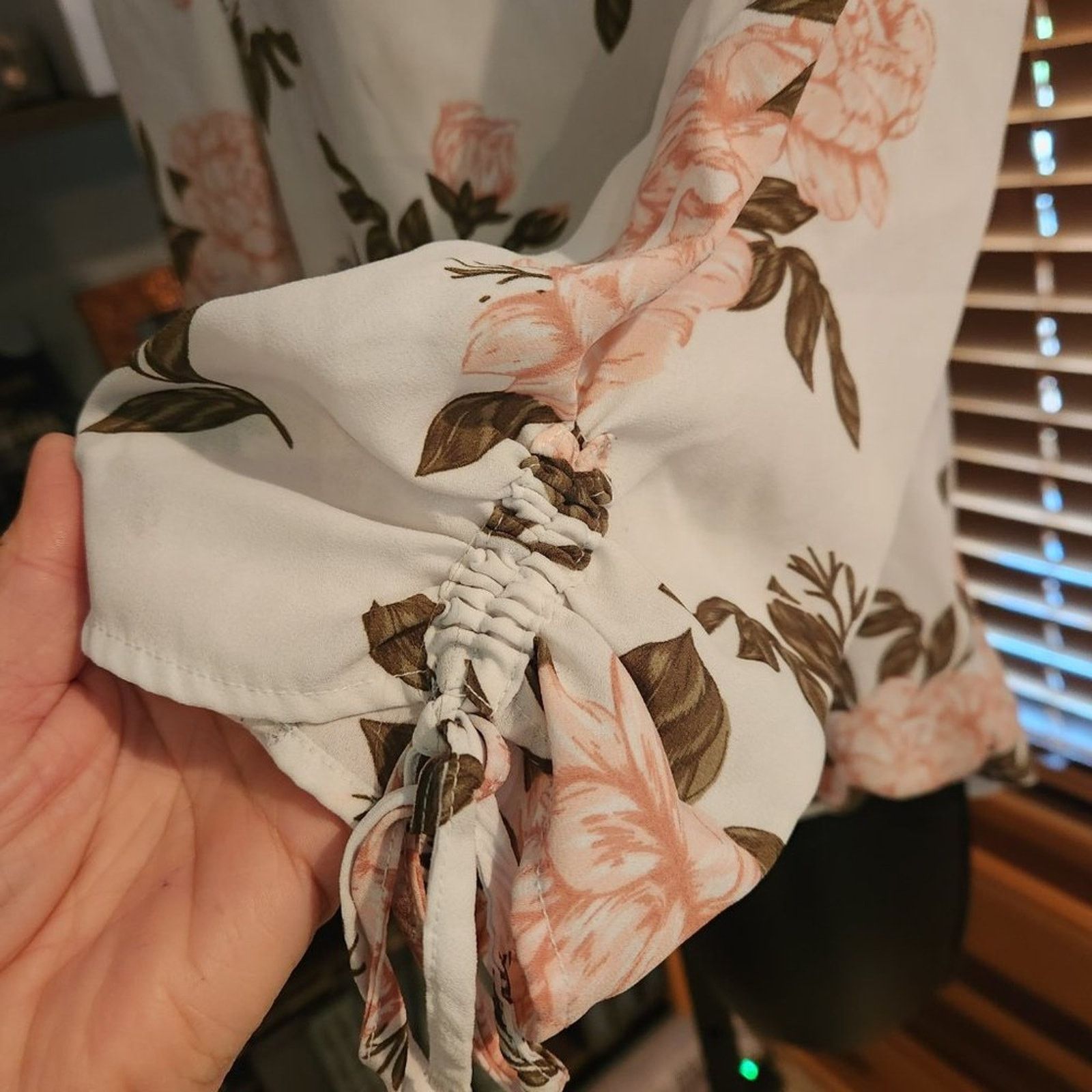 Other Floral Boho Lightweight Blouse Size M / US 6-8 / IT 42-44 - 5 Thumbnail