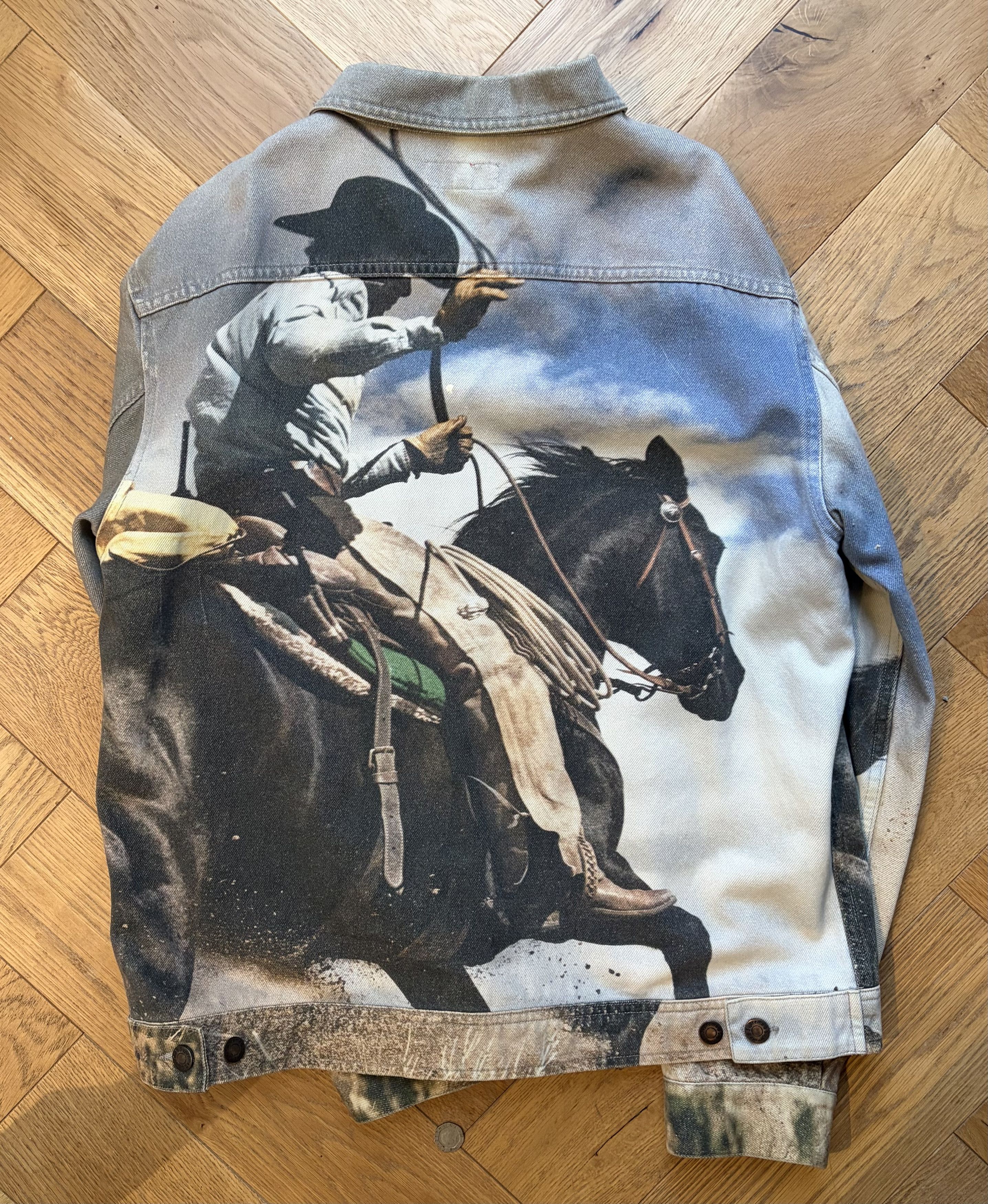 Supreme Cowboy Jim Krantz Denim Jacket SS17 Size US L / EU 52-54 / 3 - 2 Thumbnail