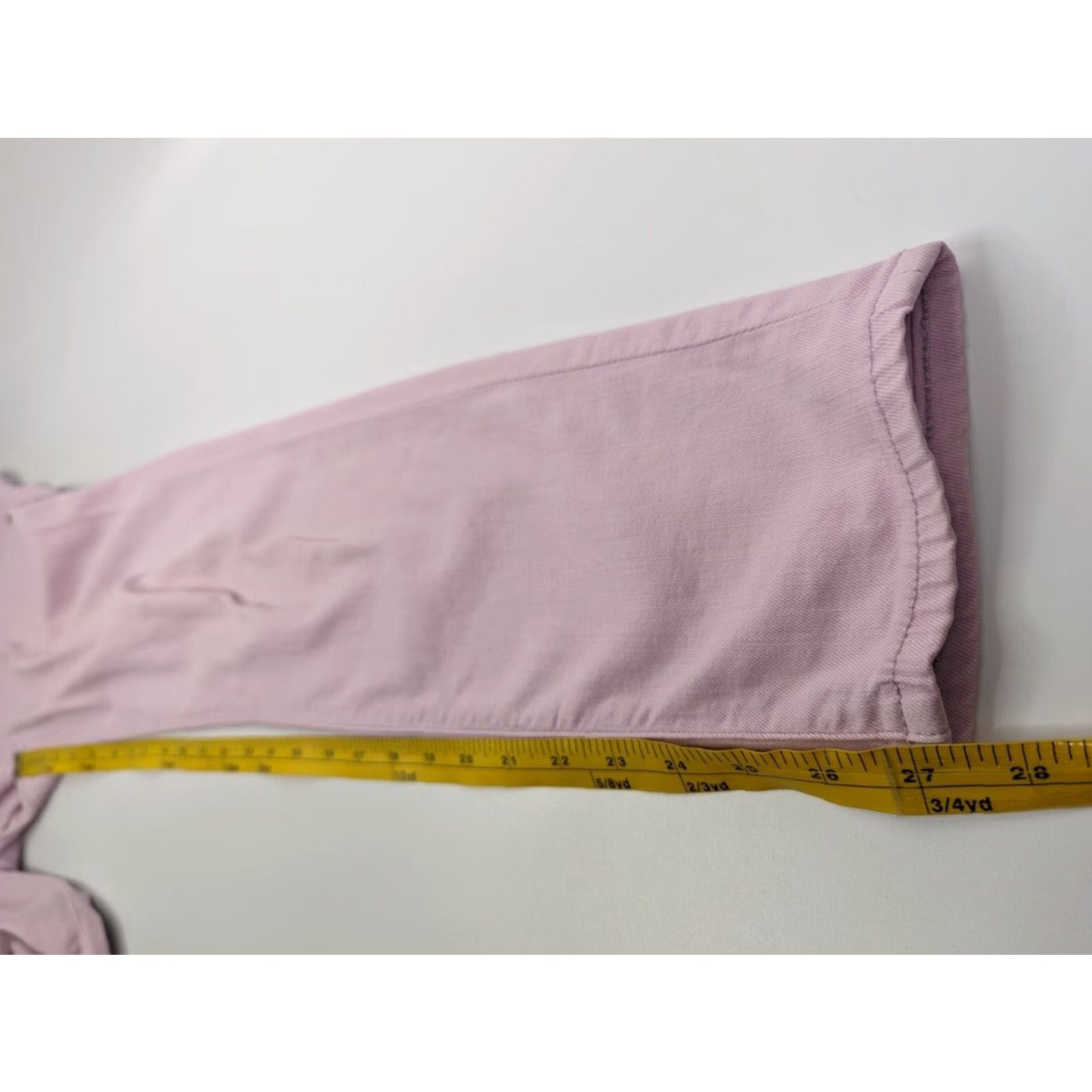 Denime VINTAGE AG Adriano Goldschmied Stevie Pink Denim Jeans Slim Straight 28R Womens Size ONE SIZE - 6 Thumbnail