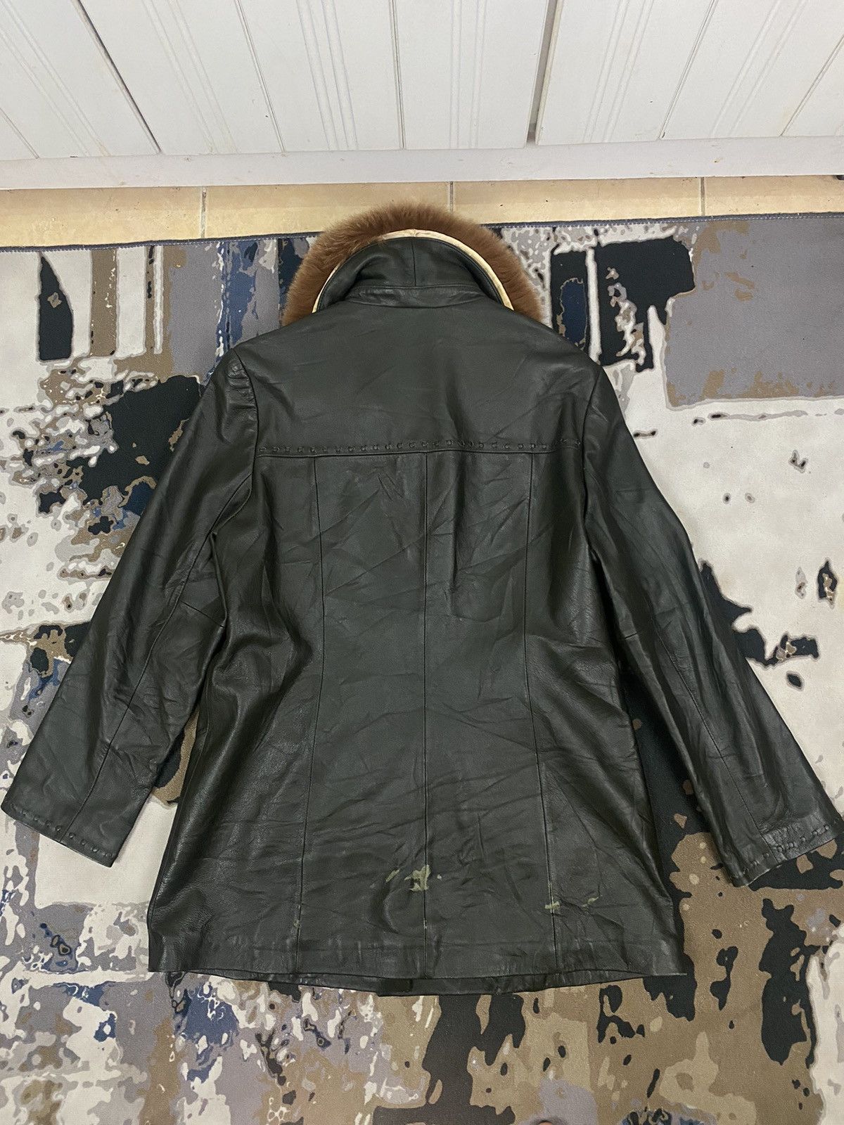 If Six Was Nine × Japanese Brand Leather Jacket Mink Fur Article Size US M / EU 48-50 / 2 - 2 Thumbnail