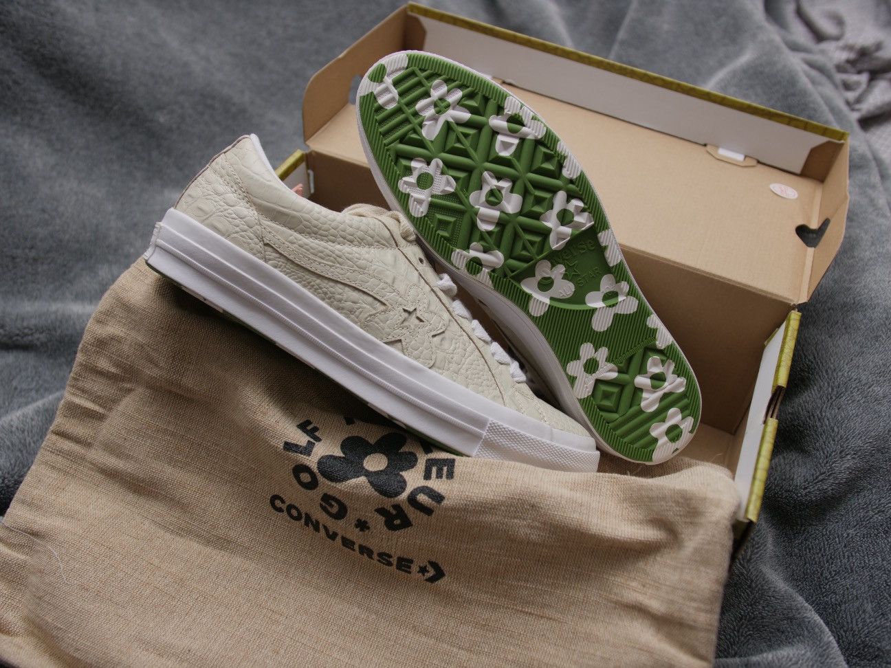 Golf Wang × Golf le Fleur × Tyler The Creator Golf Le Fleur Alligator Converse Size US 10.5 / EU 43-44 - 2 Thumbnail