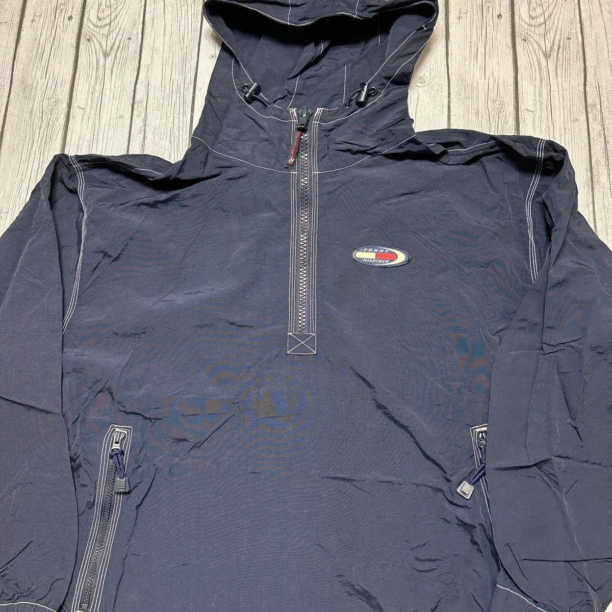 Tommy Hilfiger Vintage Tommy Hilfiger windbreaker Size US XL / EU 56 / 4 - 3 Thumbnail