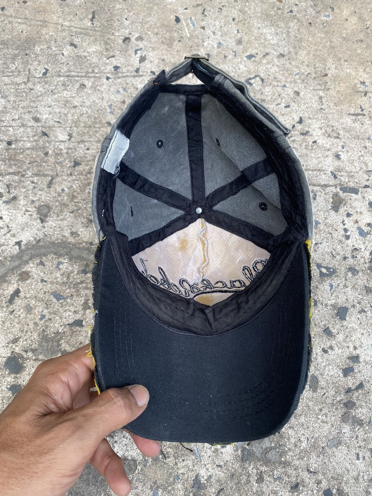 Japanese Brand × Vintage Vintage Black Rebel Indian Dakota Distressed Hats Size ONE SIZE - 8 Thumbnail