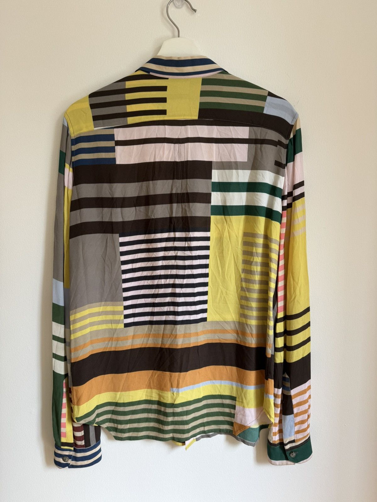 Rick Owens Rick Owens Uxmql Stripe Printed Shirt Tecuatl 2020 Size US M / EU 48-50 / 2 - 2 Thumbnail