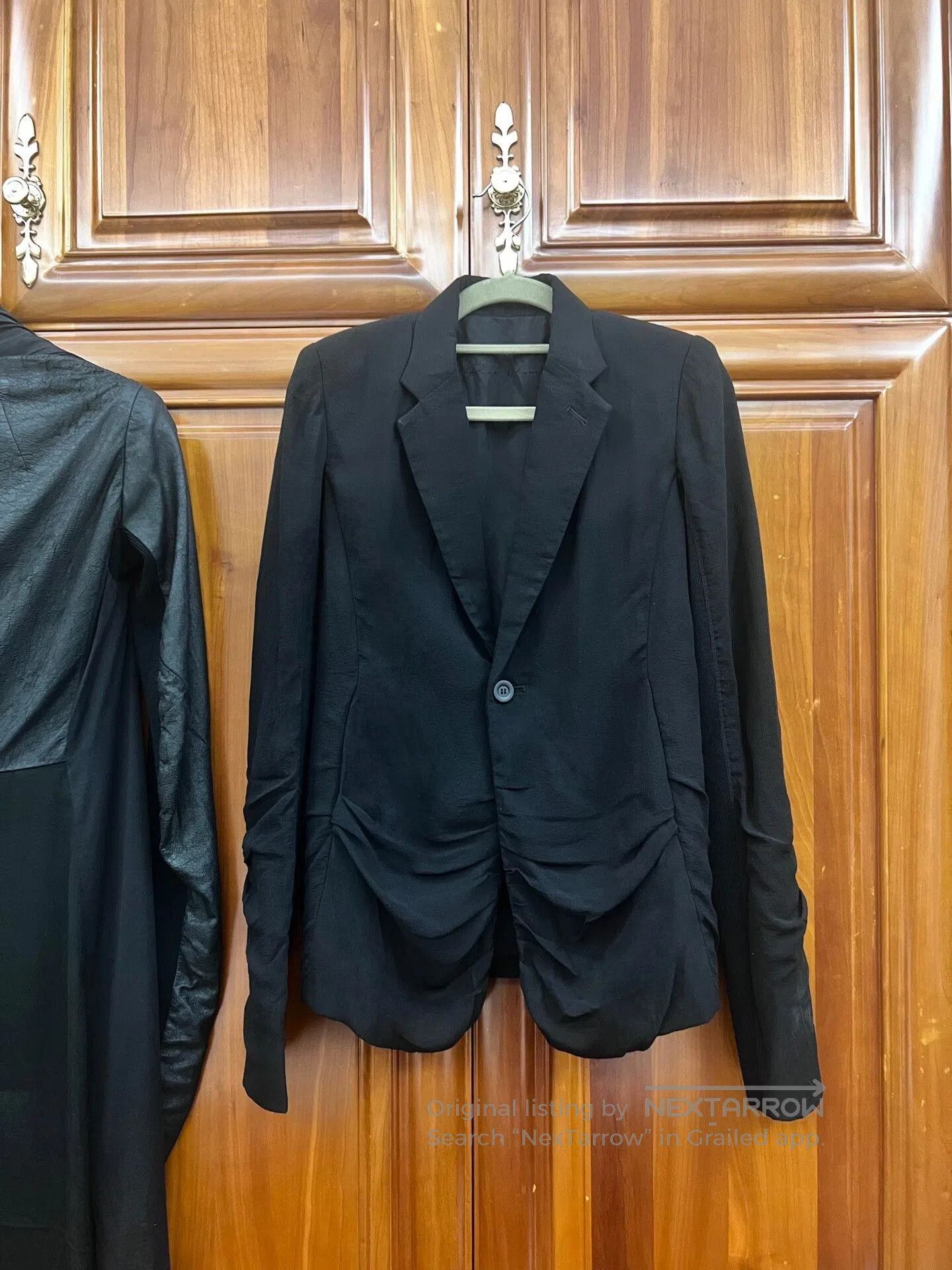 Rick Owens Rick Owens Black Silk Blazer. Size US S / EU 44-46 / 1 - 1 Thumbnail