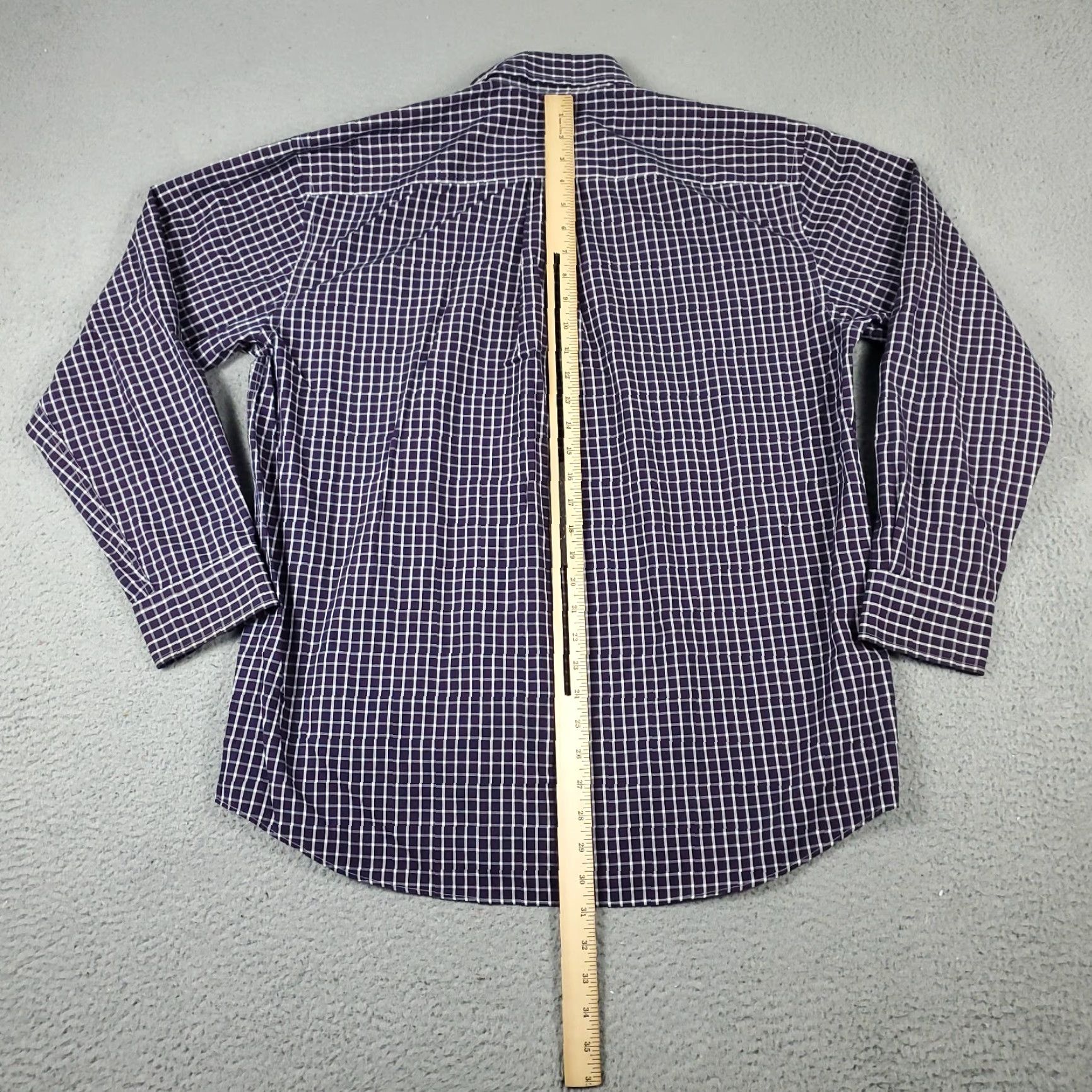 Nautica Nautica Shirt Mens Size 16.5 Blue Plaid Button-Up Short Sleeve Casual Classic Preppy Size US L / EU 52-54 / 3 - 4 Thumbnail