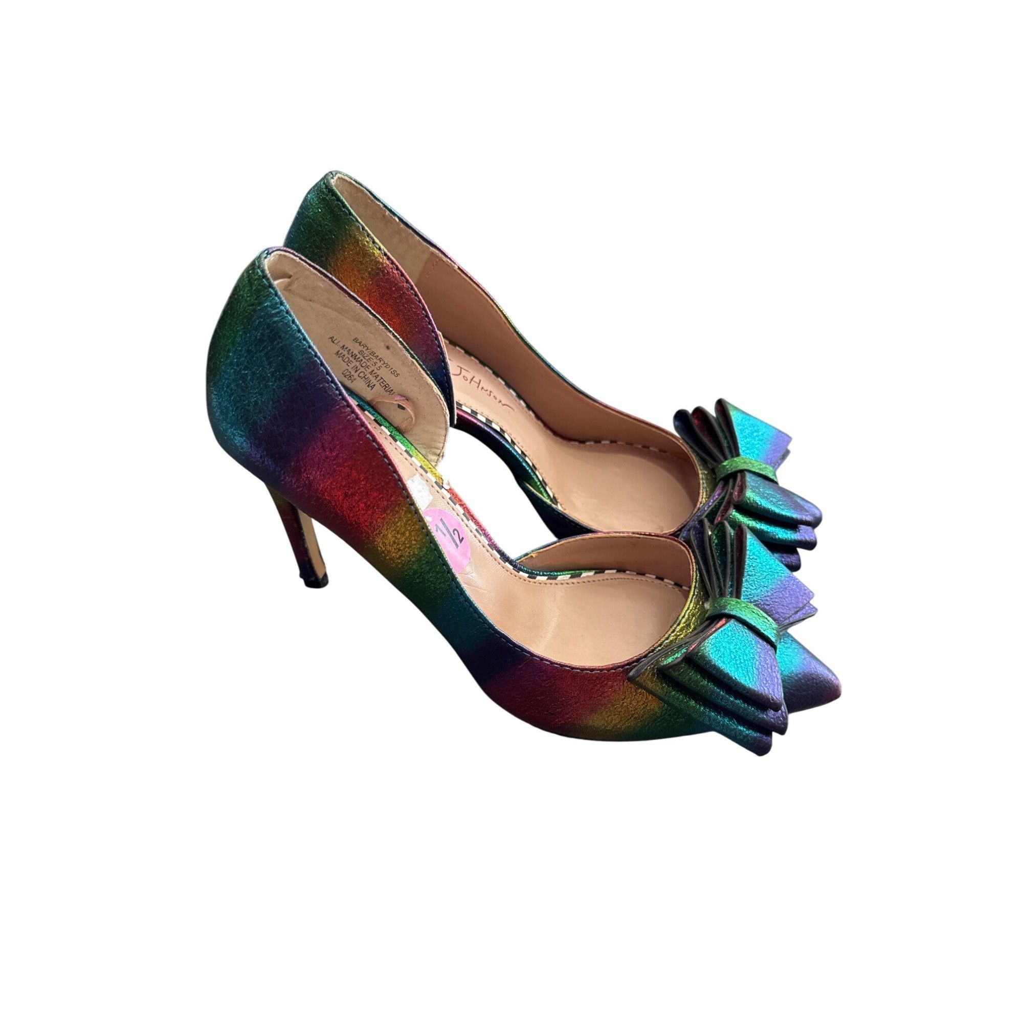 Betsey Johnson Betsey Johnson womans inbow Metallic Stiletto Heels Size 5.5 Size US 5.5 / IT 35.5 - 14 Thumbnail