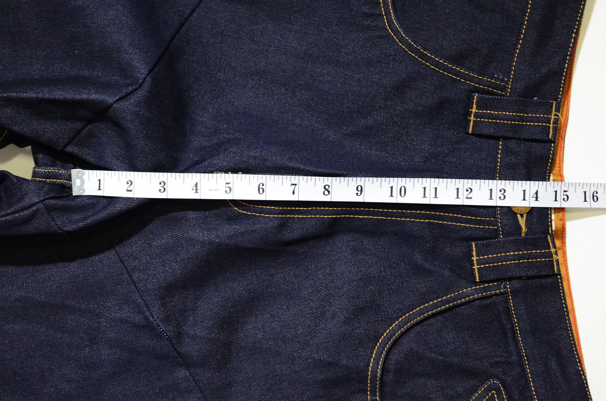 Phat Farm PF Jeans 34 x 33 Heavy Duty Raw Denim 90s Hiphop Streetwear Size US 34 / EU 50 - 13 Thumbnail