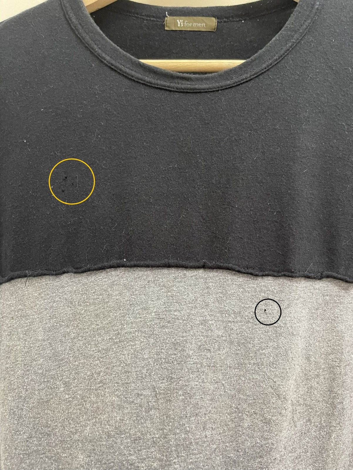 Y's for Men Y's For Men Two Tone Tee Size US M / EU 48-50 / 2 - 12 Thumbnail